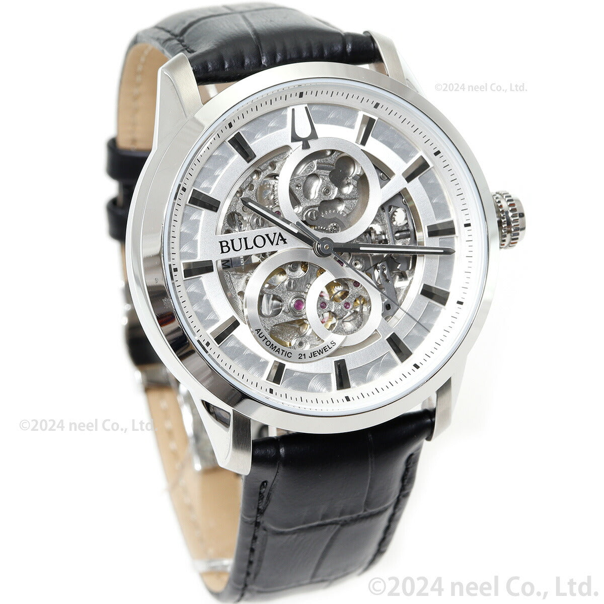 ブローバ BULOVA 腕時計 メンズ 自動巻き メカニカル スケルトン クラシック Classic 96A266【60回分割手数料無料!】