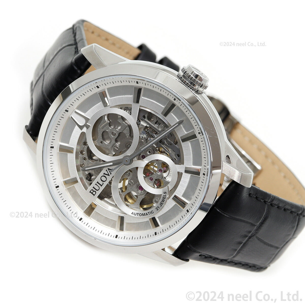 ブローバ BULOVA 腕時計 メンズ 自動巻き メカニカル スケルトン クラシック Classic 96A266【60回分割手数料無料!】