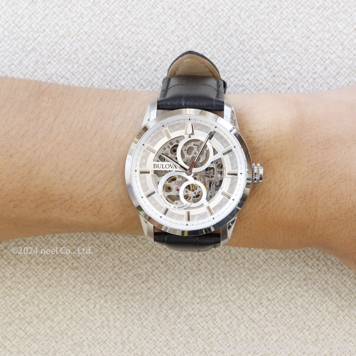 ブローバ BULOVA 腕時計 メンズ 自動巻き メカニカル スケルトン クラシック Classic 96A266【60回分割手数料無料!】