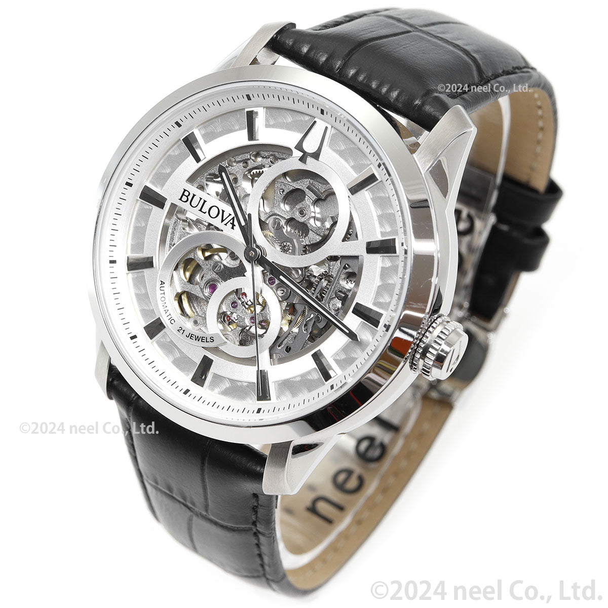 ブローバ BULOVA 腕時計 メンズ 自動巻き メカニカル スケルトン クラシック Classic 96A266【60回分割手数料無料!】
