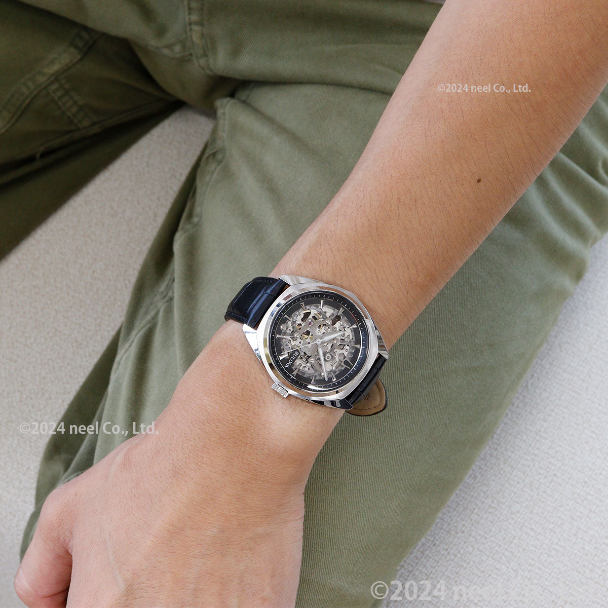 ブローバ BULOVA 腕時計 メンズ 自動巻き メカニカル クラシック サーベイヤー Classic 96A310【60回分割手数料無料!】