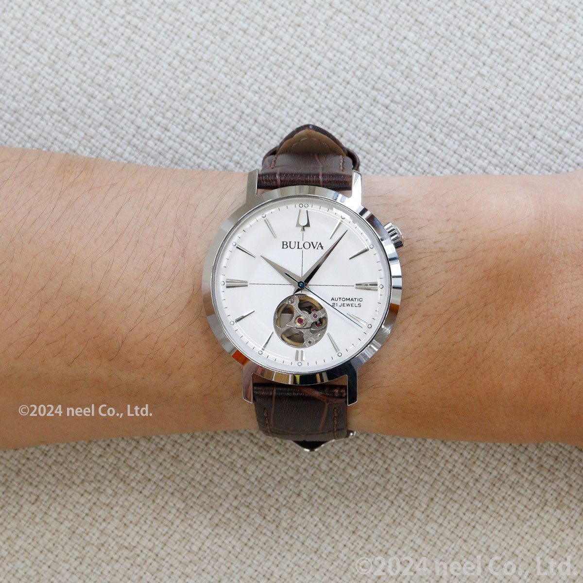 ブローバ BULOVA 腕時計 メンズ 自動巻き メカニカル クラシック Classic 96A318【60回分割手数料無料!】