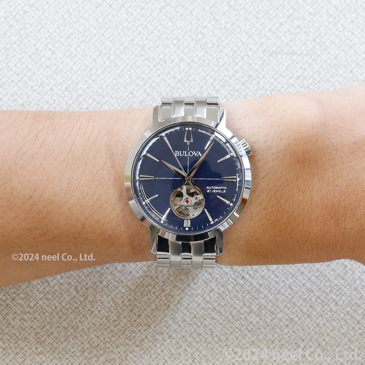 ブローバ BULOVA 腕時計 メンズ 自動巻き メカニカル クラシック Classic 96A320【60回分割手数料無料!】