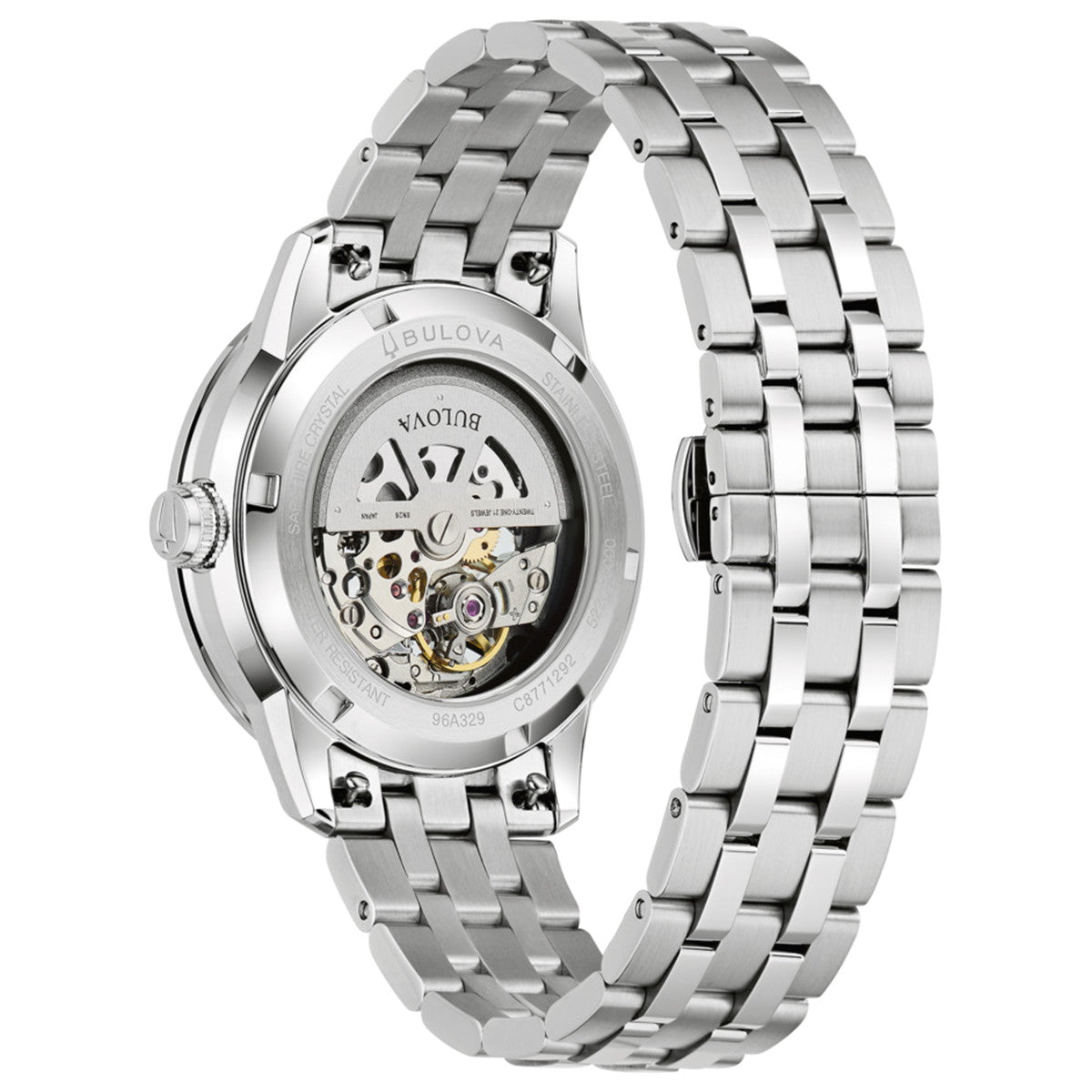 ブローバ BULOVA 腕時計 メンズ レディース 自動巻き メカニカル クラシック Classic 96A329【2025 新作】【60回分割手数料無料!】