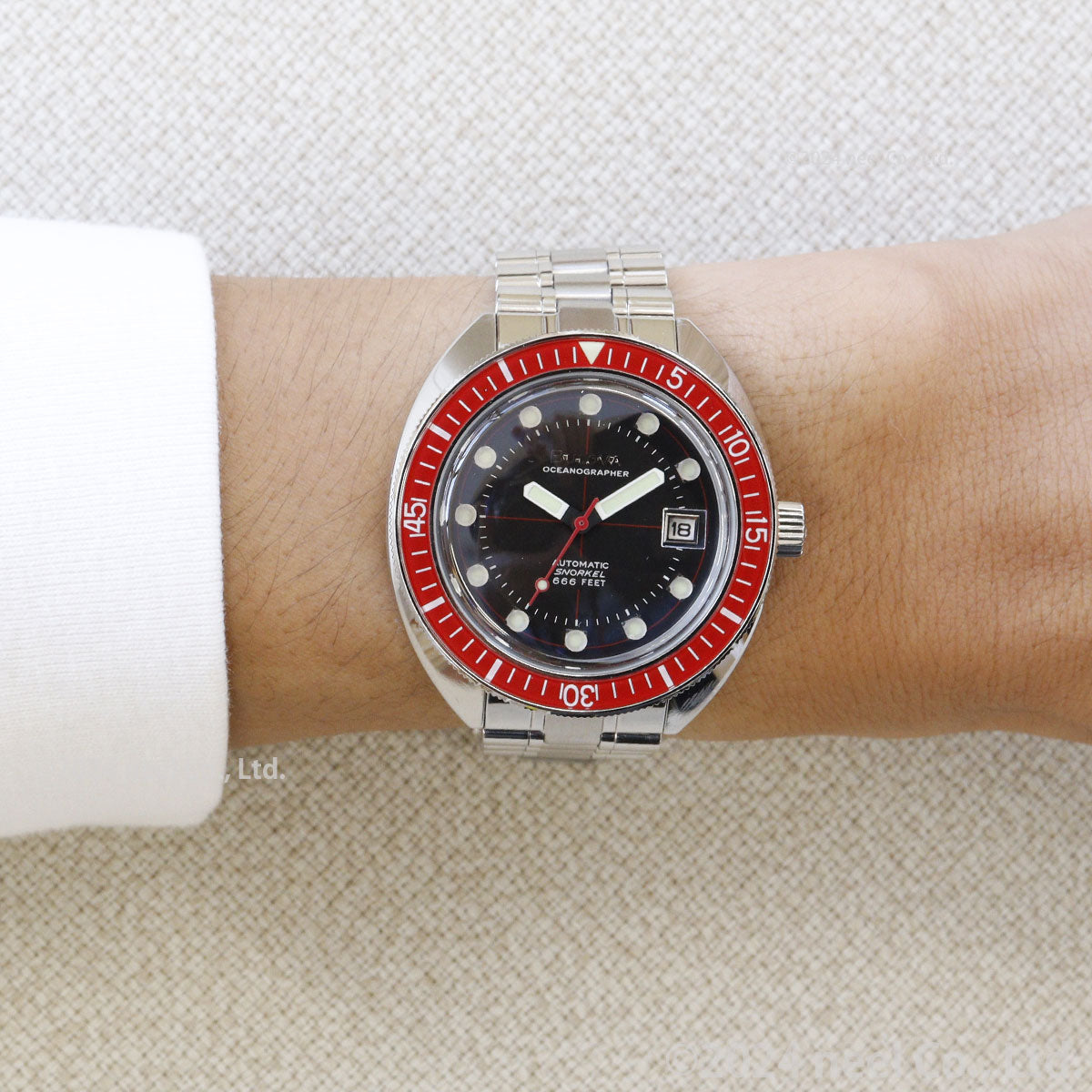 ブローバ BULOVA 腕時計 メンズ 自動巻き メカニカル アーカイブシリーズ Archives Series オーシャノグラファー デビルダイバー Devil Diver 96B343【60回分割手数料無料!】