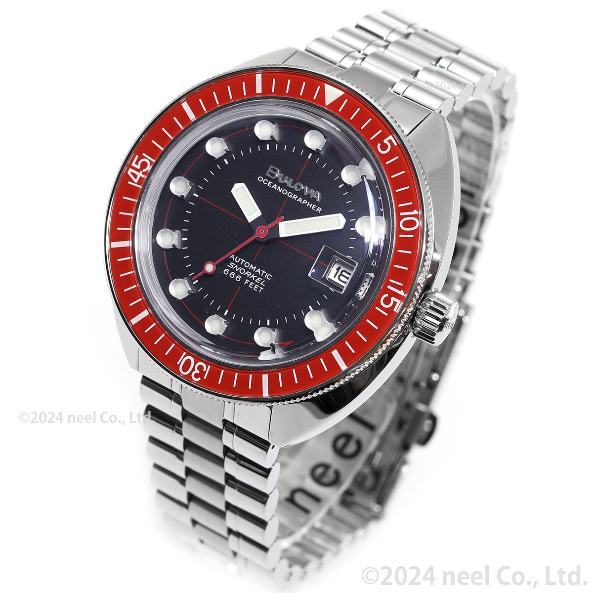 ブローバ BULOVA 腕時計 メンズ 自動巻き メカニカル アーカイブシリーズ Archives Series オーシャノグラファー デビルダイバー Devil Diver 96B343【60回分割手数料無料!】