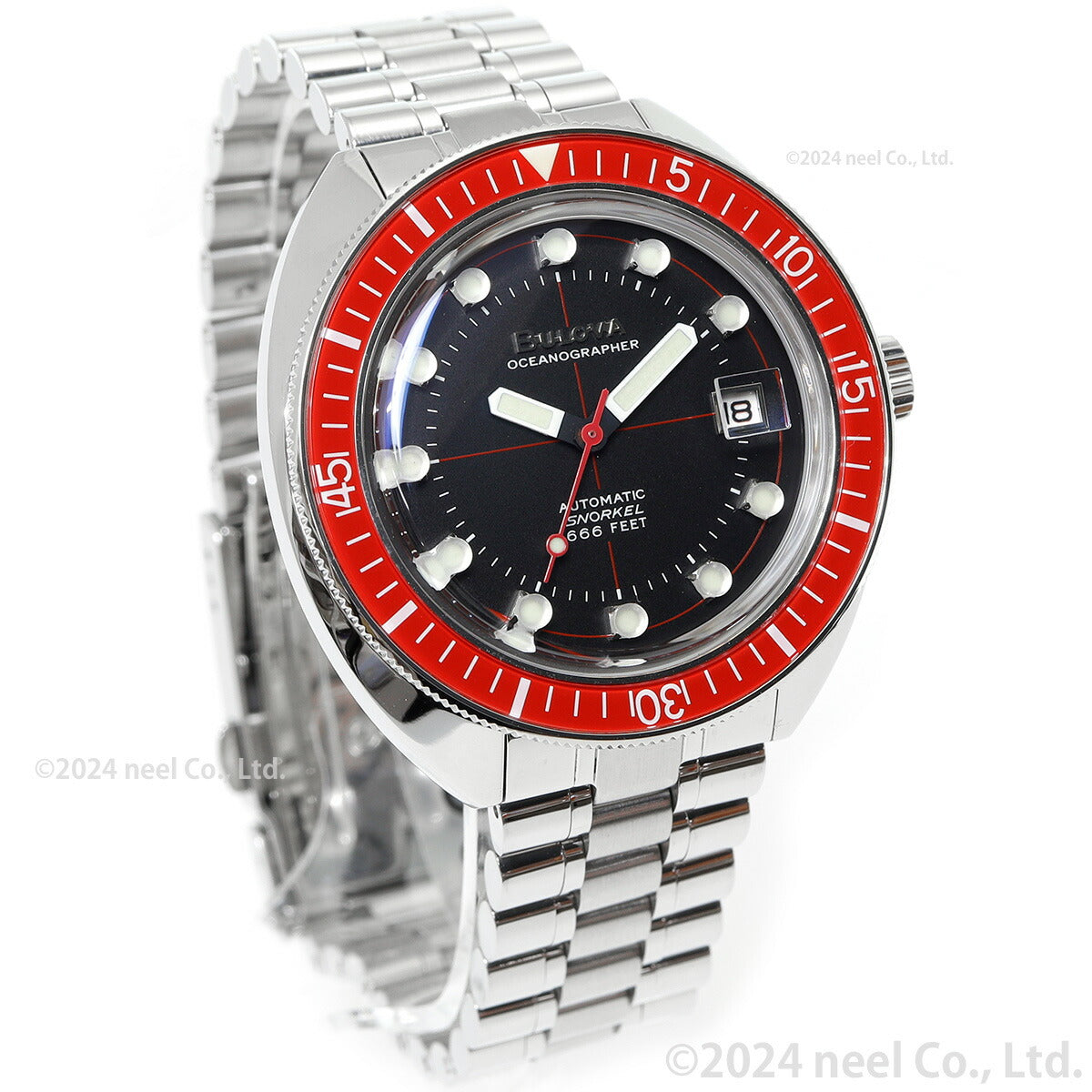 ブローバ BULOVA 腕時計 メンズ 自動巻き メカニカル アーカイブシリーズ Archives Series オーシャノグラファー デビルダイバー Devil Diver 96B343【60回分割手数料無料!】