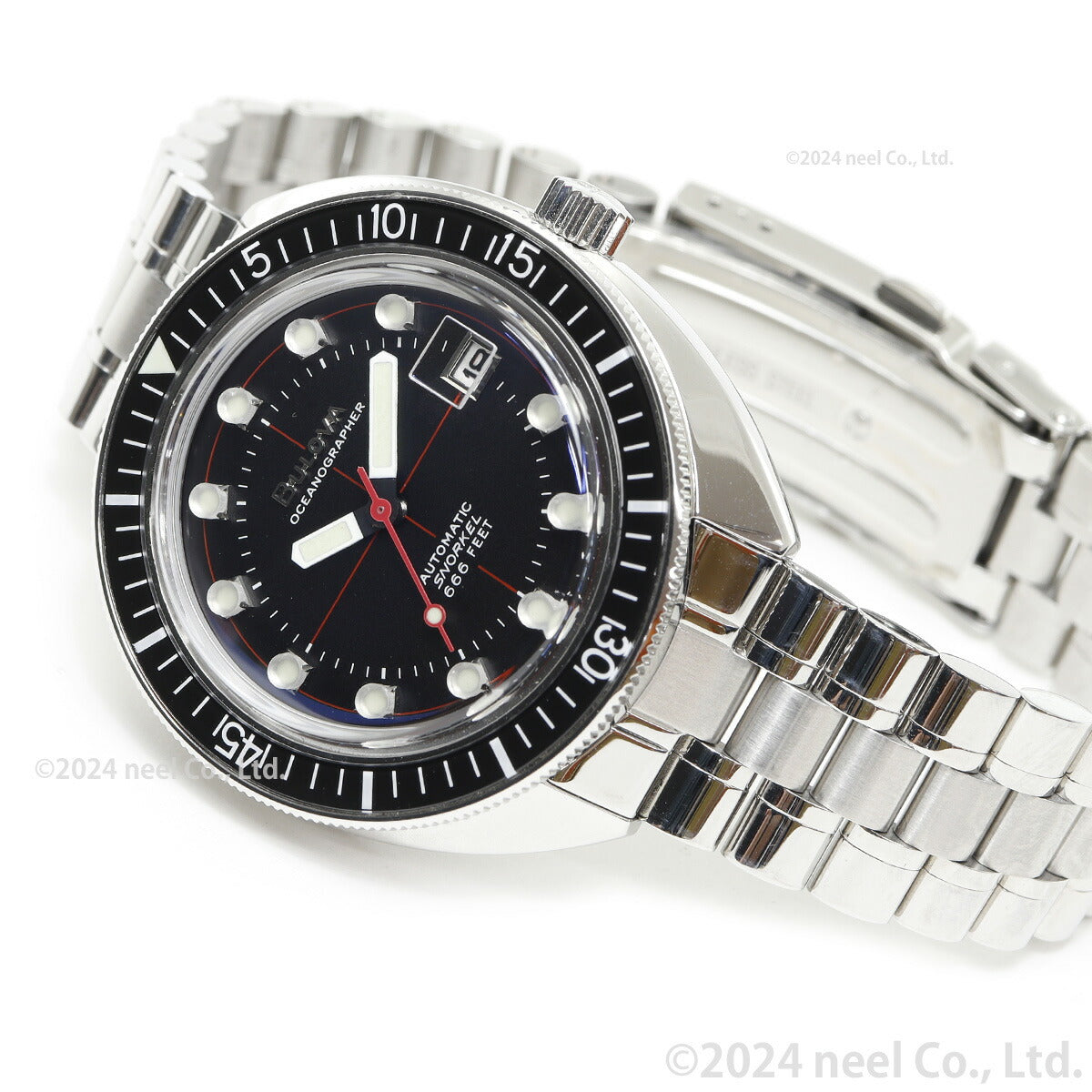 ブローバ BULOVA 腕時計 メンズ 自動巻き メカニカル アーカイブシリーズ Archives Series オーシャノグラファー デビルダイバー Devil Diver 96B344【60回分割手数料無料!】