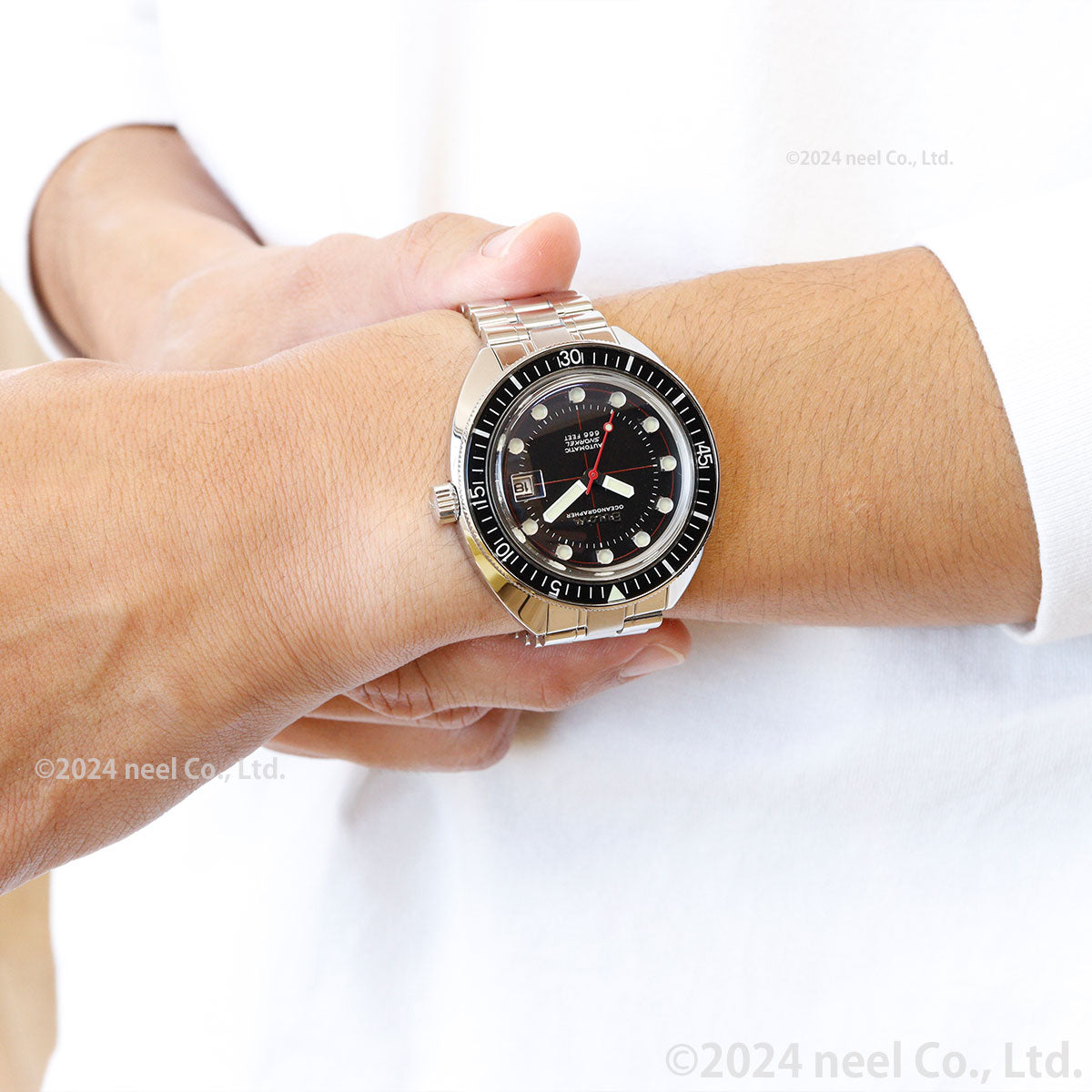 ブローバ BULOVA 腕時計 メンズ 自動巻き メカニカル アーカイブシリーズ Archives Series オーシャノグラファー デビルダイバー Devil Diver 96B344【60回分割手数料無料!】