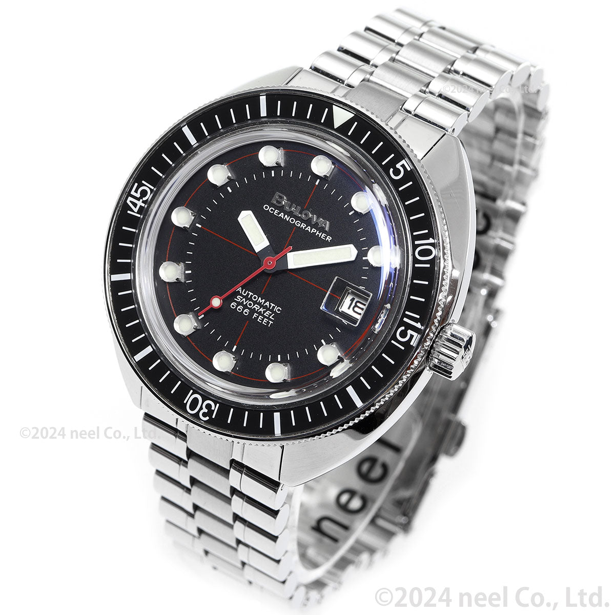 ブローバ BULOVA 腕時計 メンズ 自動巻き メカニカル アーカイブシリーズ Archives Series オーシャノグラファー デビルダイバー Devil Diver 96B344【60回分割手数料無料!】