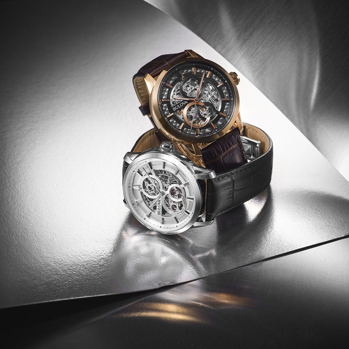 ブローバ BULOVA 腕時計 メンズ 自動巻き メカニカル スケルトン クラシック Classic 97A169