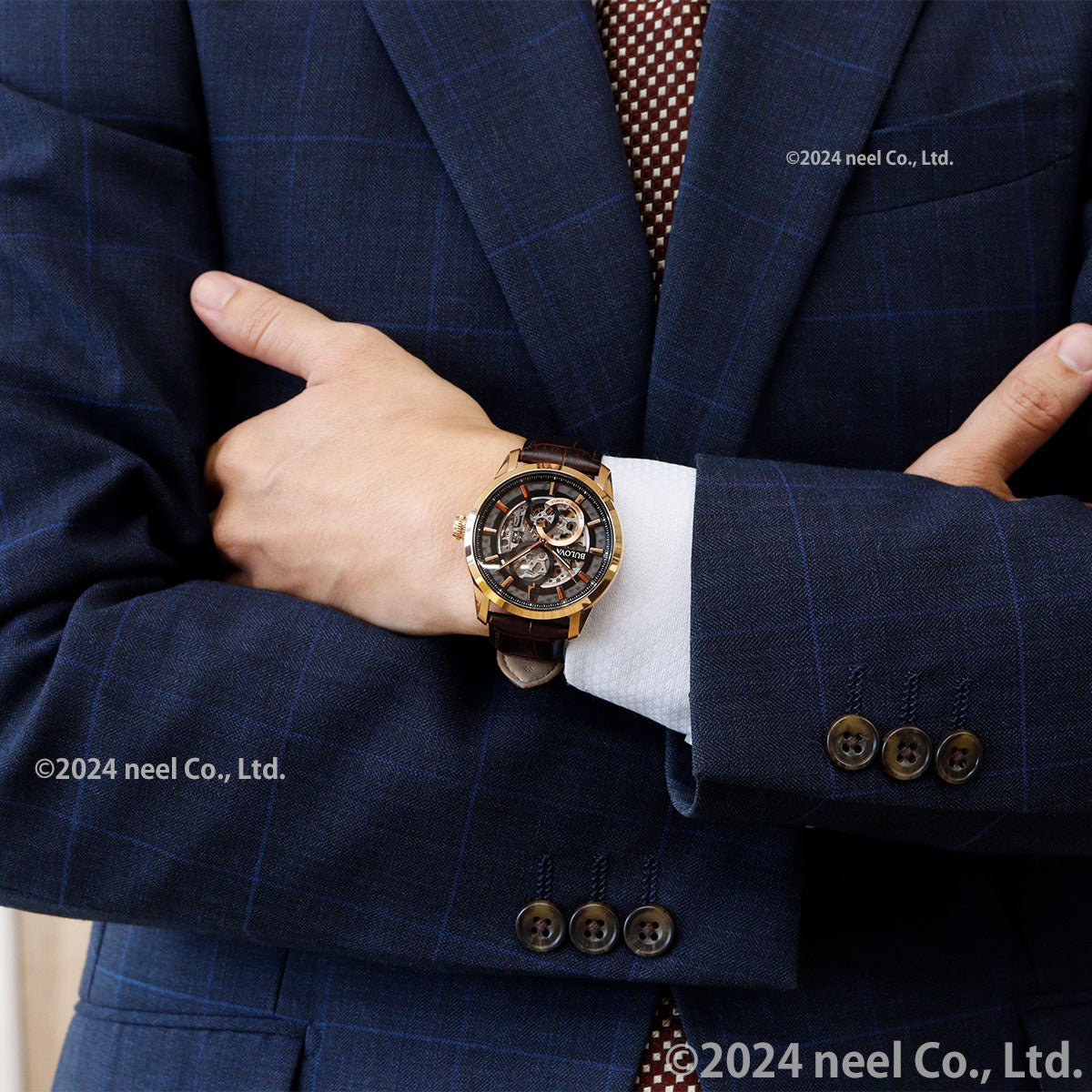 ブローバ BULOVA 腕時計 メンズ 自動巻き メカニカル スケルトン クラシック Classic 97A169