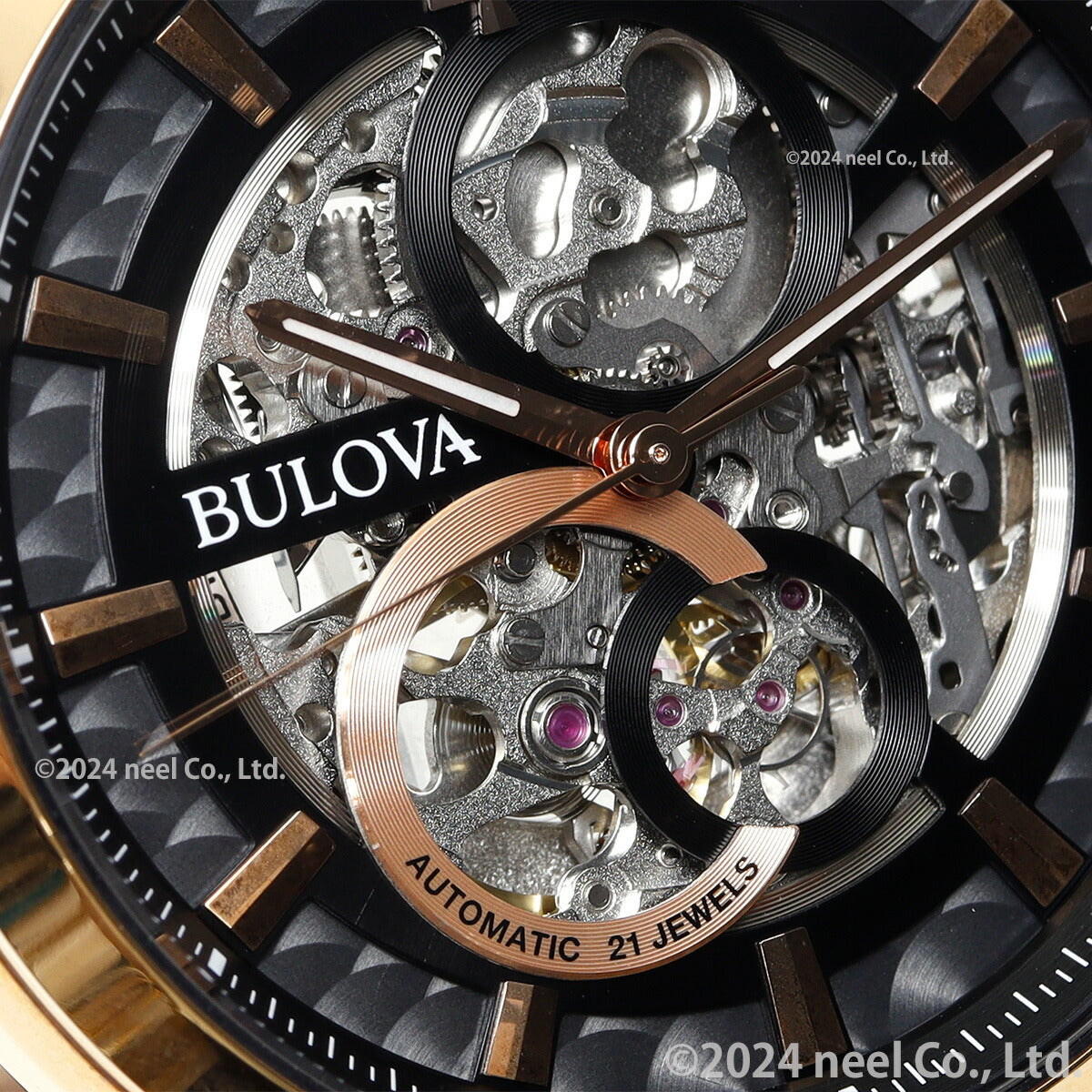 ブローバ BULOVA 腕時計 メンズ 自動巻き メカニカル スケルトン クラシック Classic 97A169