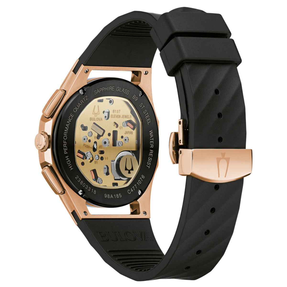 ブローバ BULOVA 腕時計 メンズ カーブ プログレッシブスポーツ CURV Progressive Sports クロノグラフ 98A185【60回分割手数料無料!】