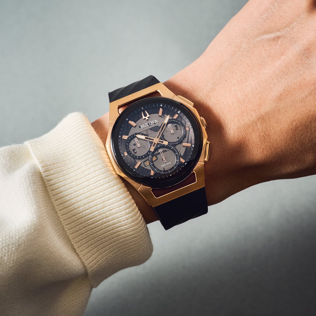ブローバ BULOVA 腕時計 メンズ カーブ プログレッシブスポーツ CURV Progressive Sports クロノグラフ 98A185【60回分割手数料無料!】