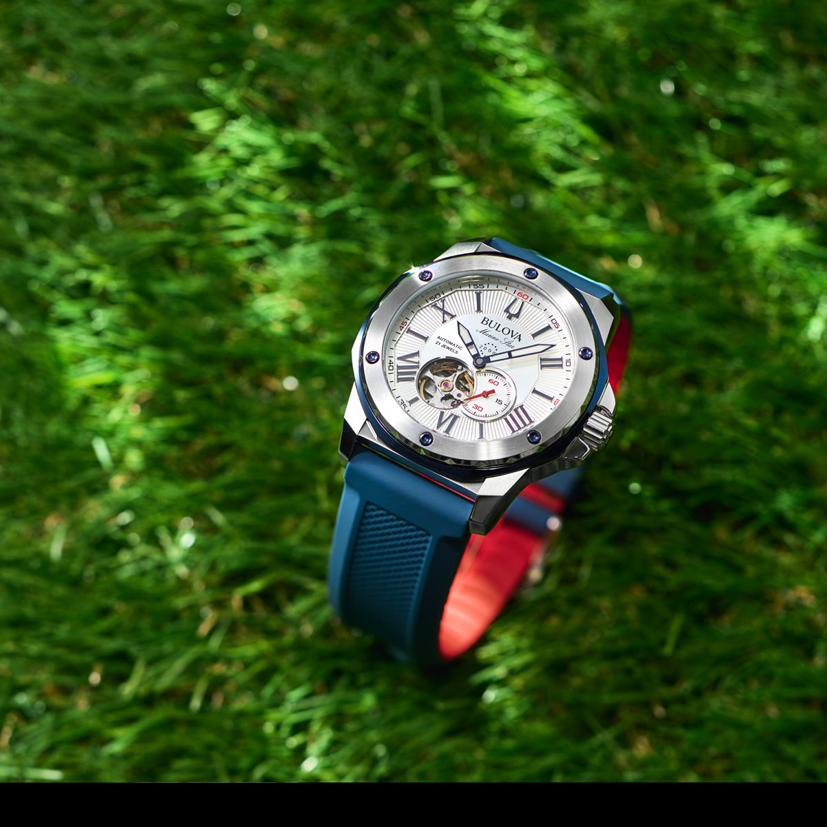 ブローバ BULOVA 腕時計 メンズ 自動巻き メカニカル マリンスター Marine Star 98A225