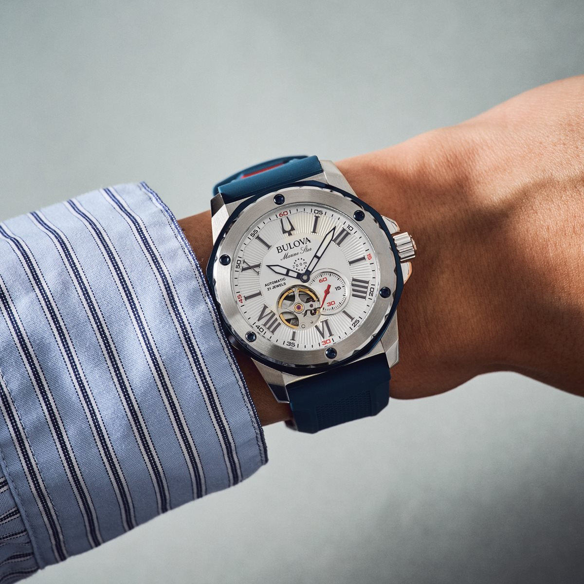 ブローバ BULOVA 腕時計 メンズ 自動巻き メカニカル マリンスター Marine Star 98A225