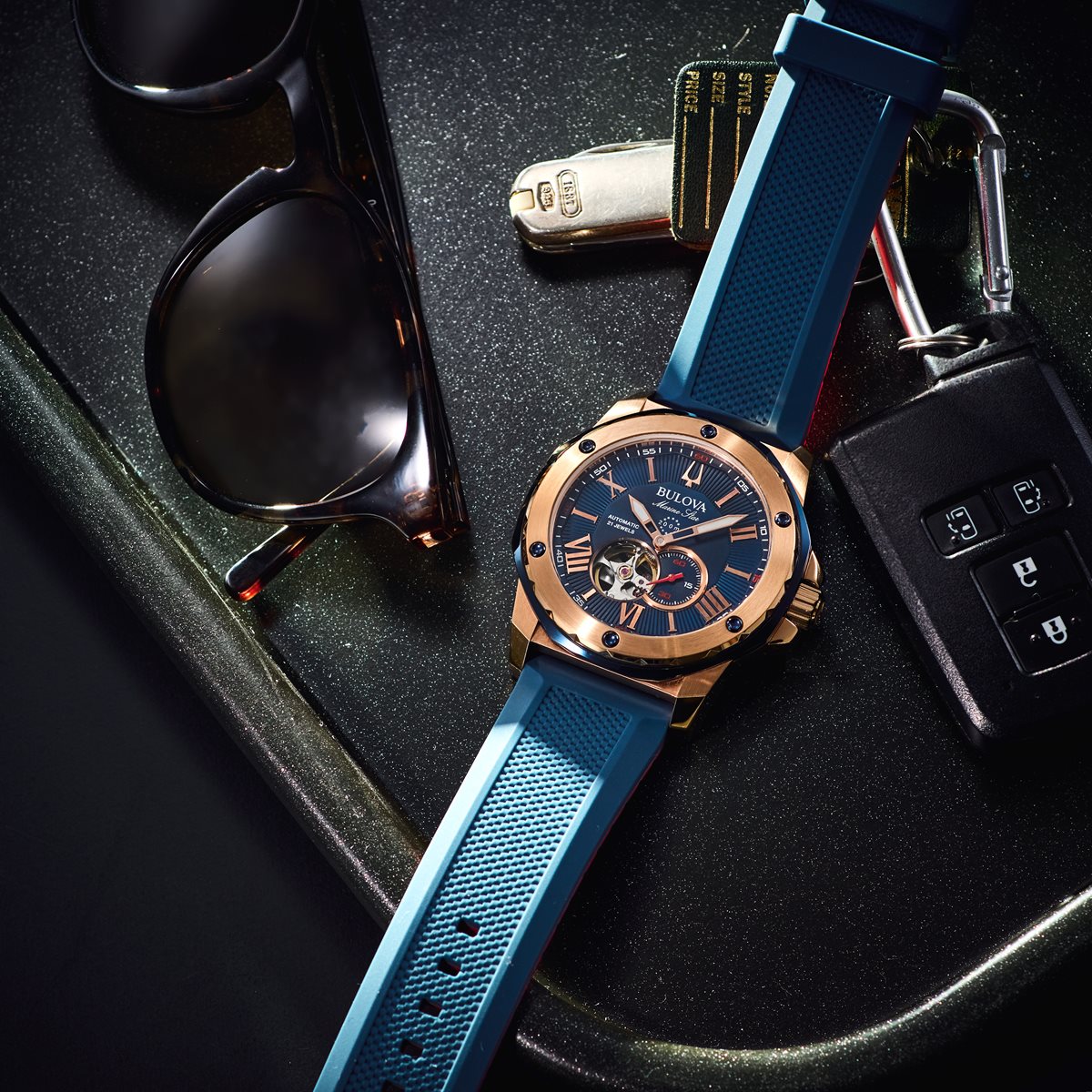 ブローバ BULOVA 腕時計 メンズ 自動巻き メカニカル マリンスター Marine Star 98A227【60回分割手数料無料!】