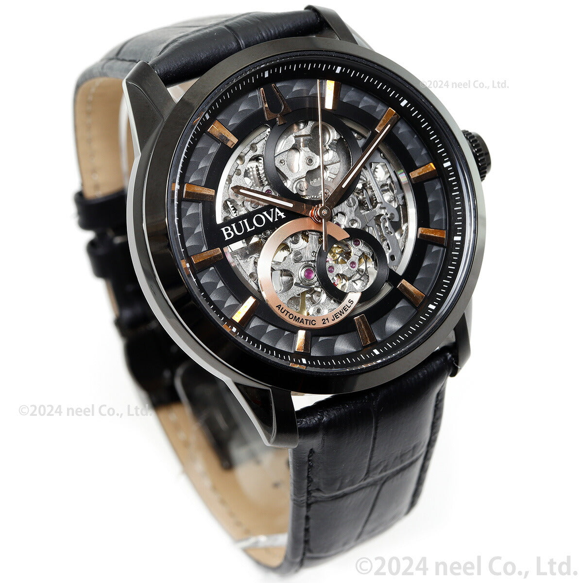 ブローバ BULOVA 腕時計 メンズ 自動巻き メカニカル スケルトン クラシック Classic 98A283【60回分割手数料無料!】