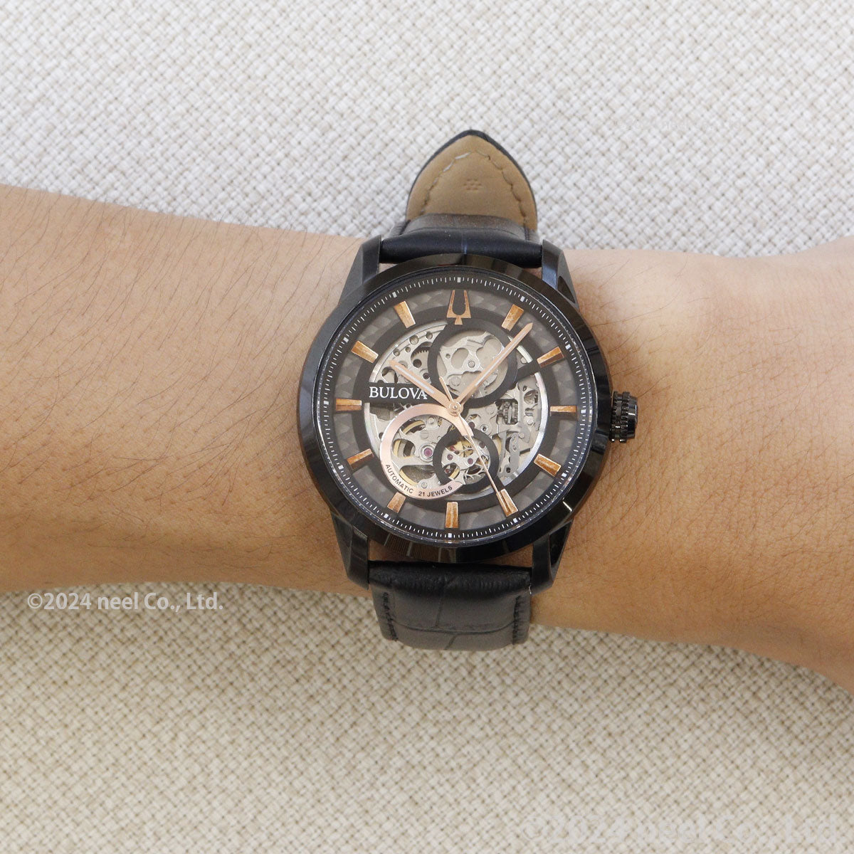 ブローバ BULOVA 腕時計 メンズ 自動巻き メカニカル スケルトン クラシック Classic 98A283【60回分割手数料無料!】
