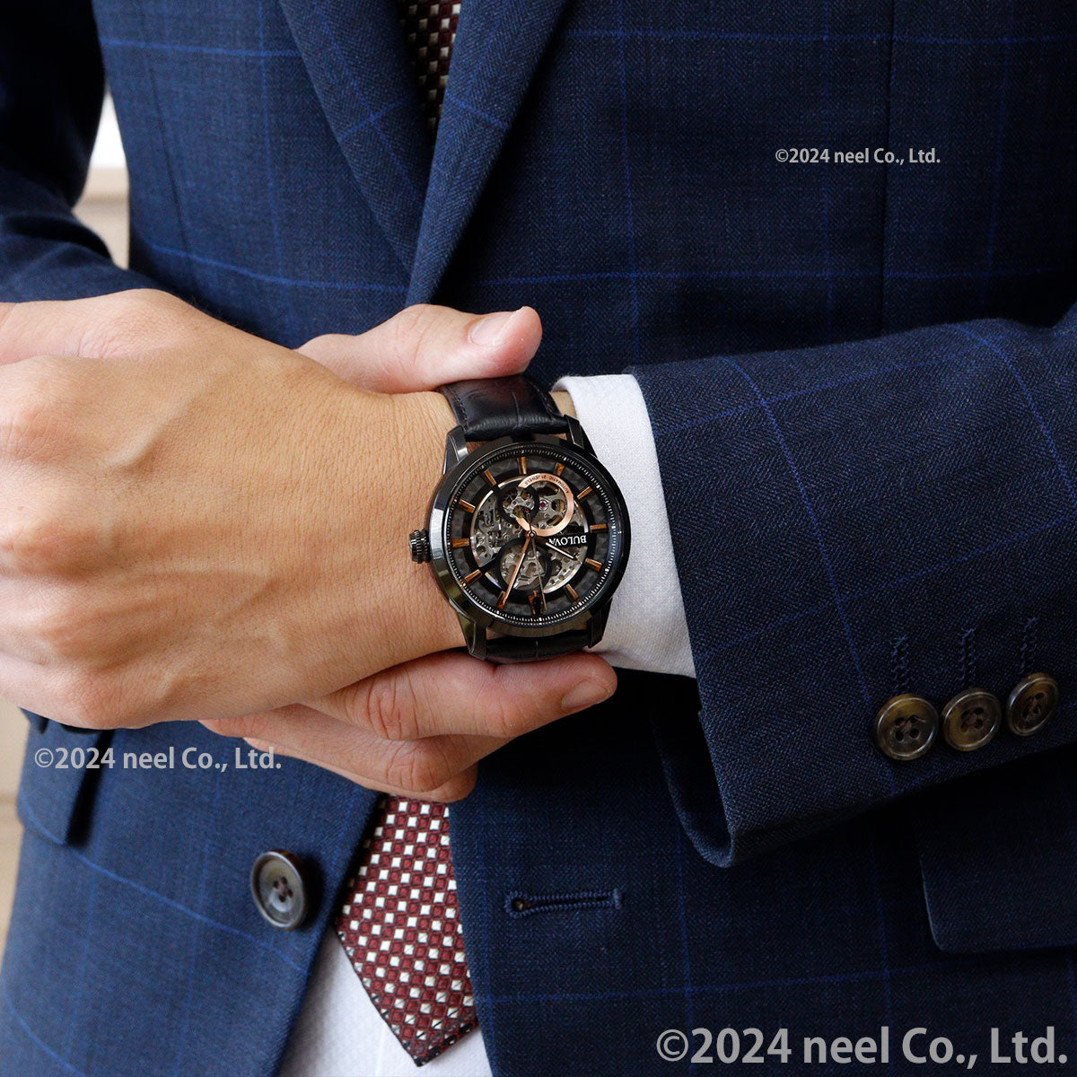ブローバ BULOVA 腕時計 メンズ 自動巻き メカニカル スケルトン クラシック Classic 98A283【60回分割手数料無料!】