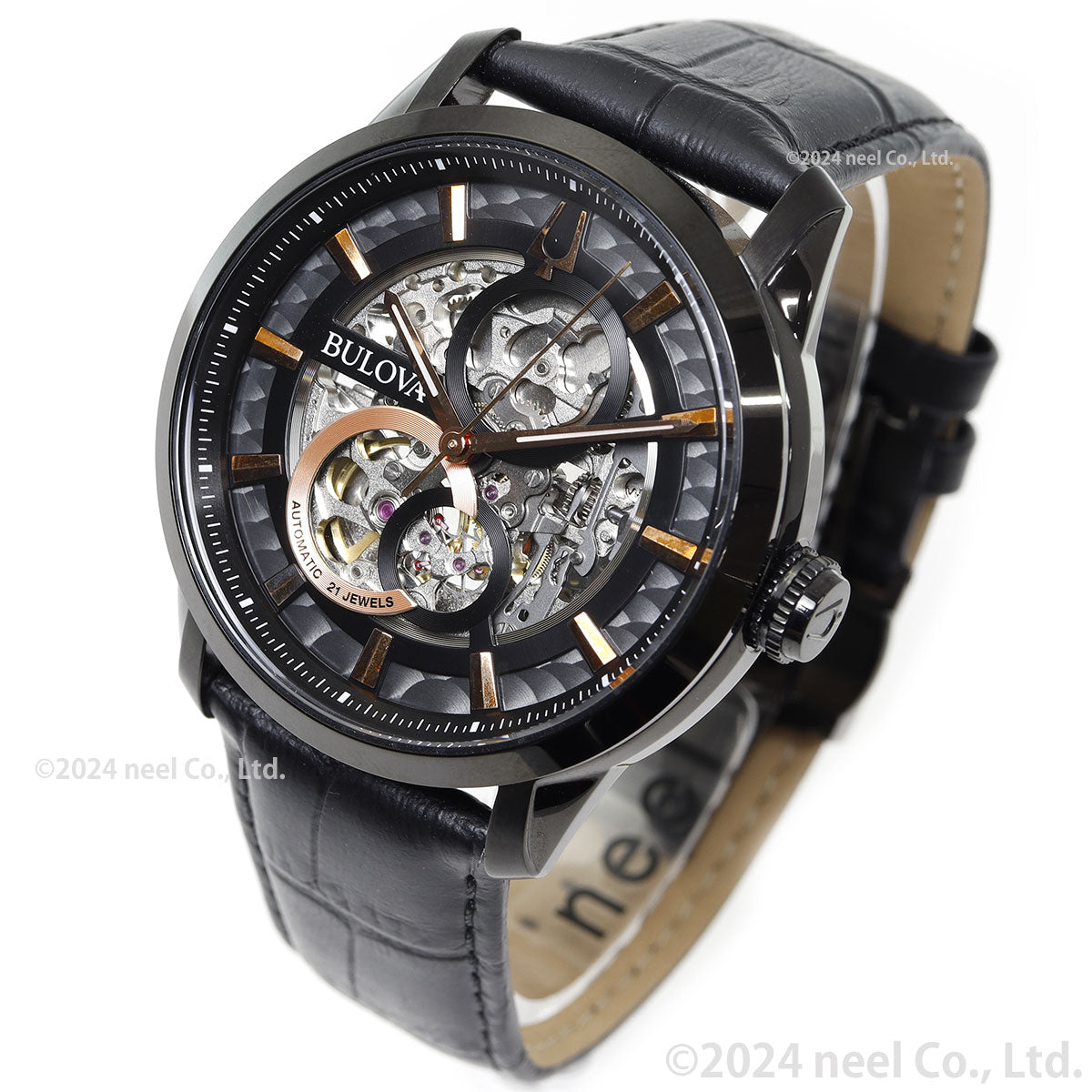 ブローバ BULOVA 腕時計 メンズ 自動巻き メカニカル スケルトン クラシック Classic 98A283【60回分割手数料無料!】