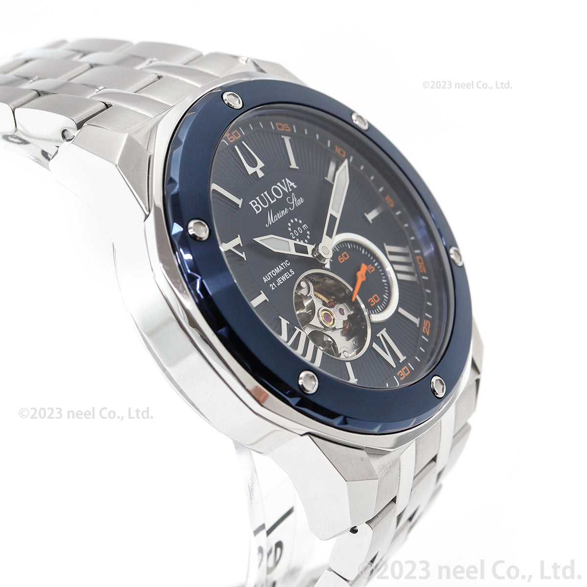 ブローバ BULOVA 腕時計 メンズ 自動巻き メカニカル マリンスター Marine Star 98A302【60回分割手数料無料!】