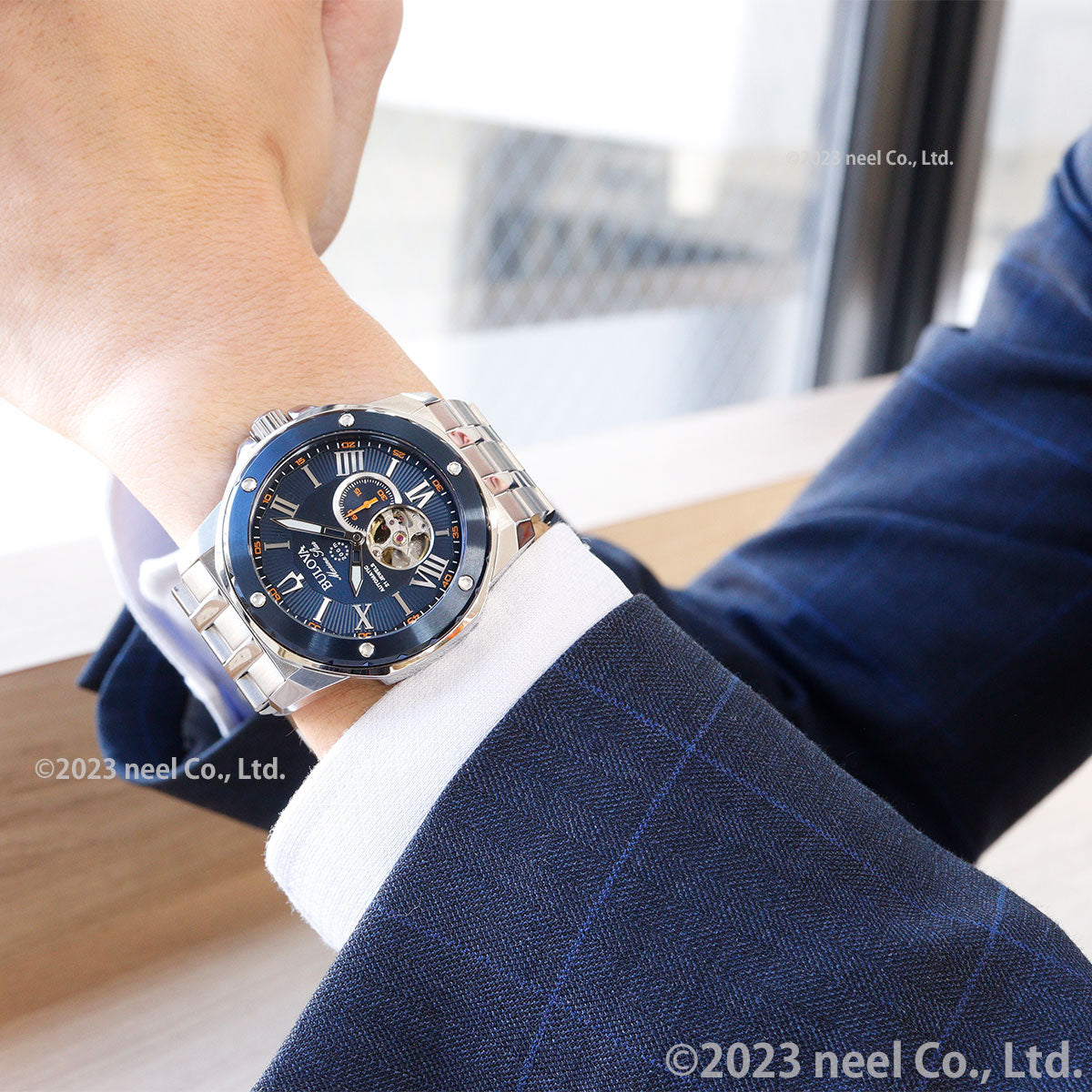 ブローバ BULOVA 腕時計 メンズ 自動巻き メカニカル マリンスター Marine Star 98A302【60回分割手数料無料!】