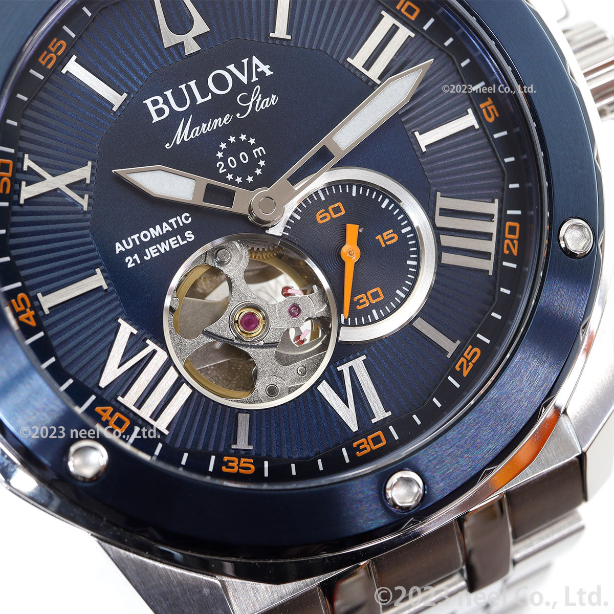 ブローバ BULOVA 腕時計 メンズ 自動巻き メカニカル マリンスター Marine Star 98A302【60回分割手数料無料!】