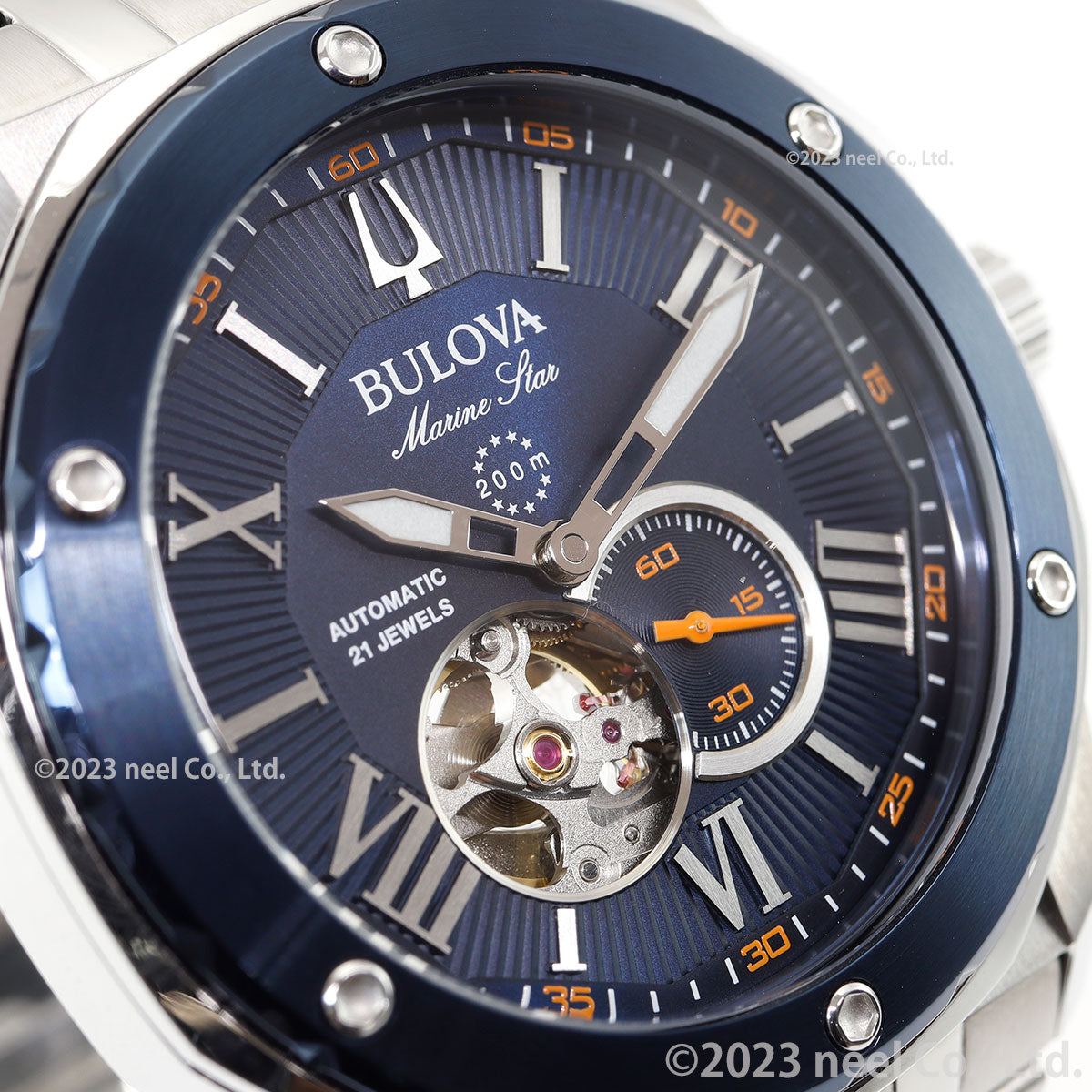 ブローバ BULOVA 腕時計 メンズ 自動巻き メカニカル マリンスター Marine Star 98A302【60回分割手数料無料!】