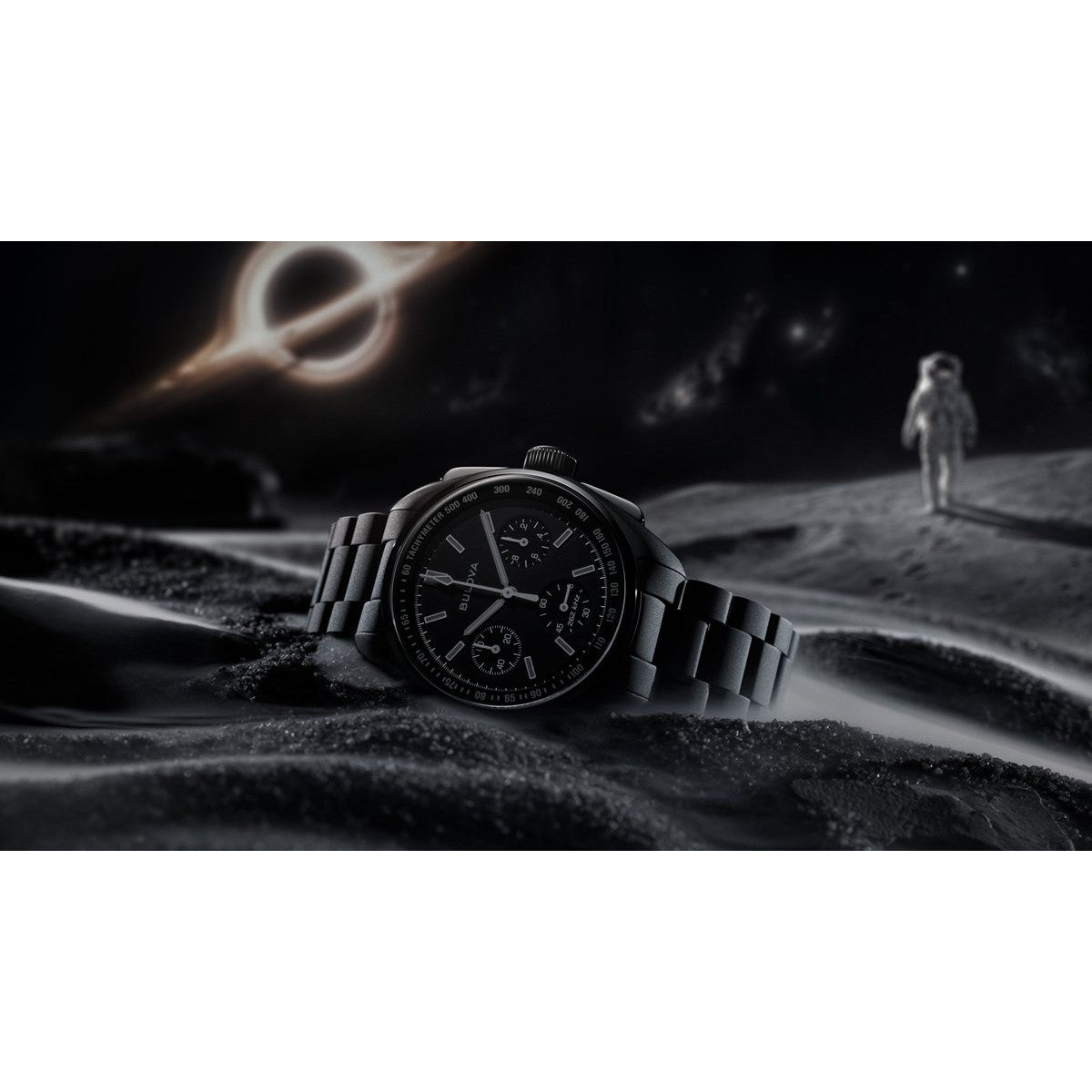 ブローバ BULOVA 限定モデル 腕時計 メンズ アーカイブシリーズ Archive Series ルナ パイロット クロノグラフ ブラックホール Lunar Pilot 98A335【2026 新作】【60回分割手数料無料!】
