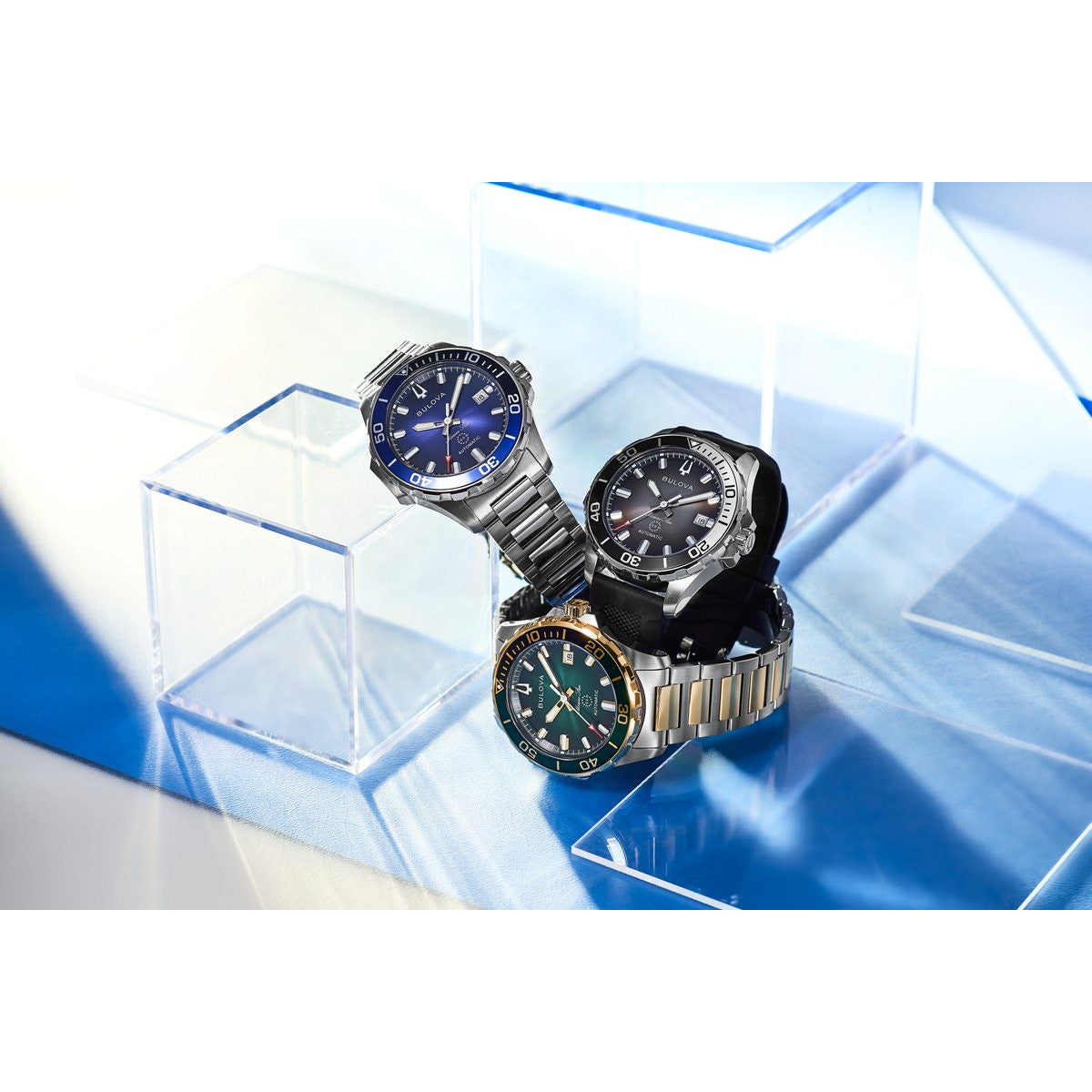 ブローバ BULOVA 腕時計 メンズ 自動巻き メカニカル マリンスター Marine Star 98B467【2026 新作】