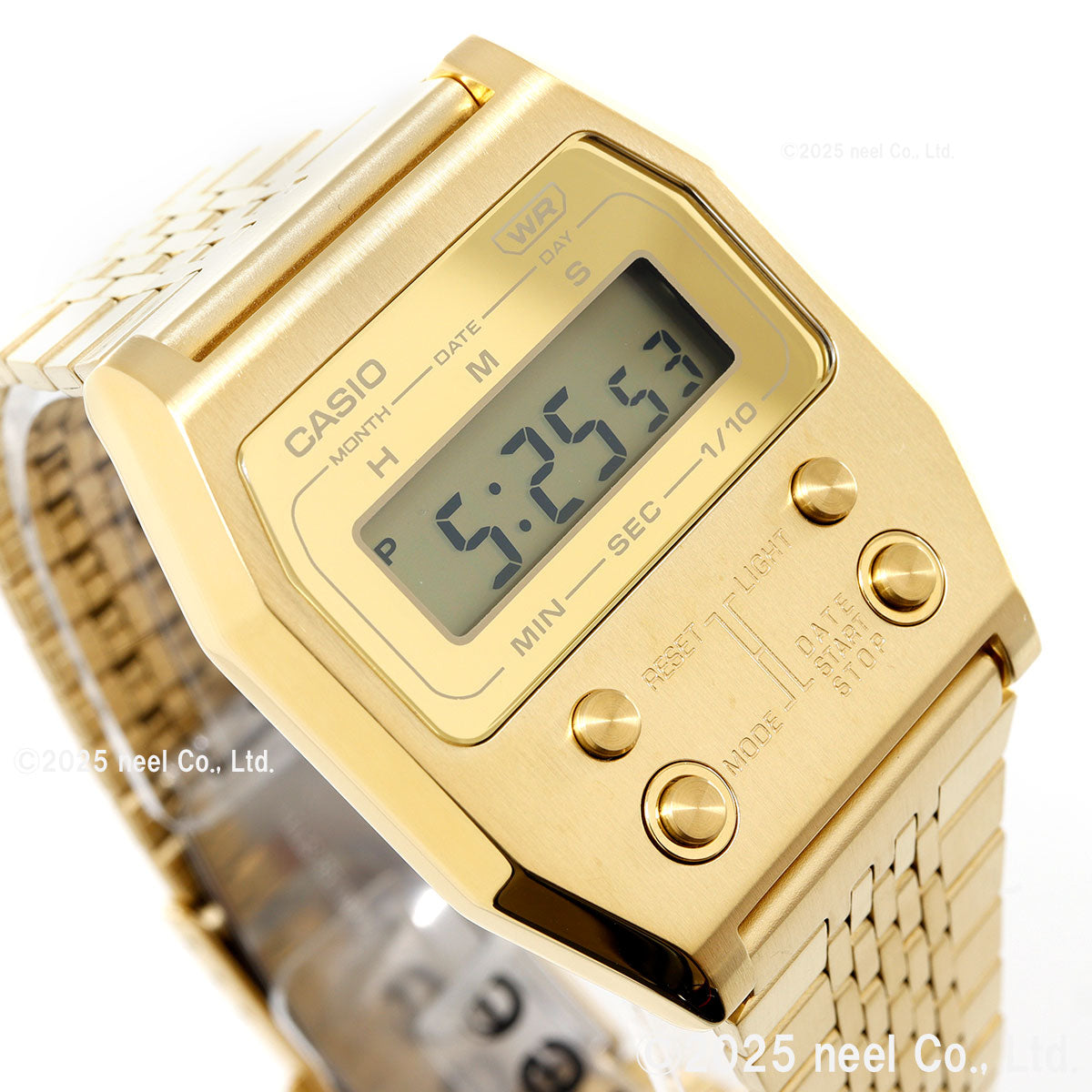 カシオ クラシック CASIO CLASSIC 52QS-14B 復刻 限定モデル デジタル 腕時計 A1100GV-9JF PREMIUMシリーズ フルメタル イエローゴールド【2025 新作】
