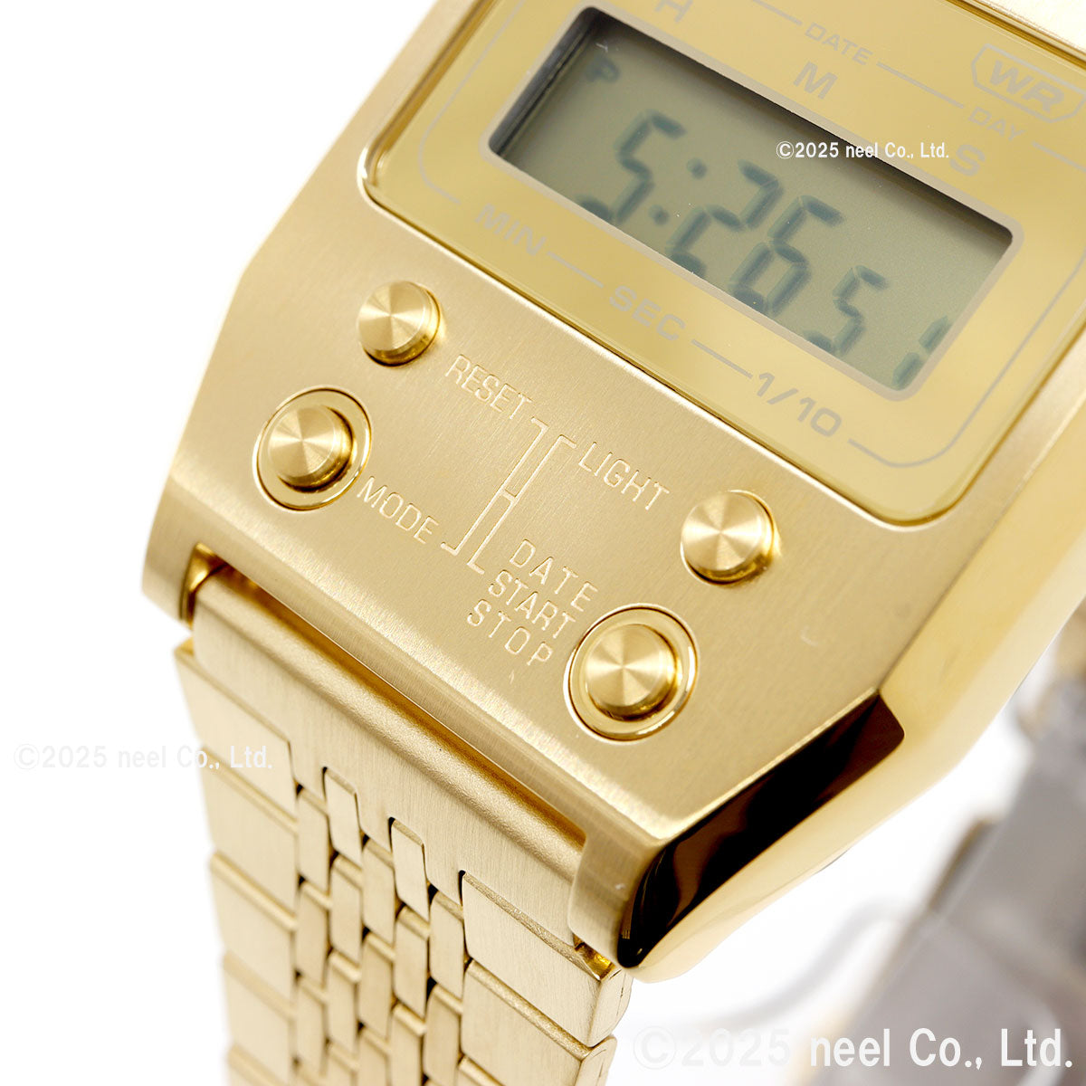 カシオ クラシック CASIO CLASSIC 52QS-14B 復刻 限定モデル デジタル 腕時計 A1100GV-9JF PREMIUMシリーズ フルメタル イエローゴールド【2025 新作】