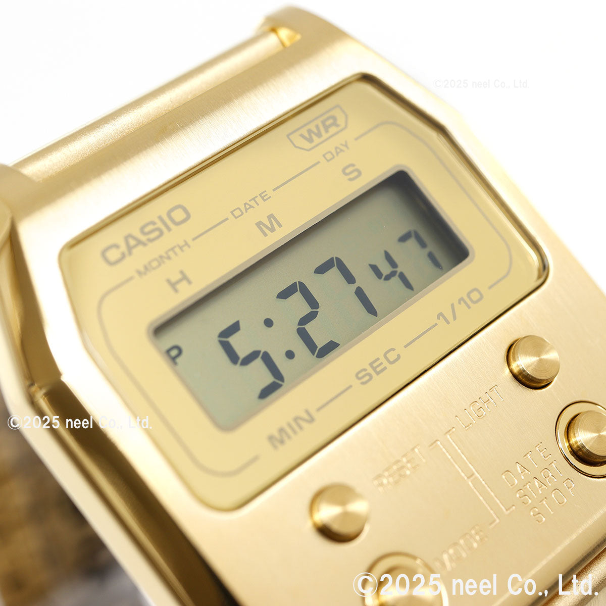 カシオ クラシック CASIO CLASSIC 52QS-14B 復刻 限定モデル デジタル 腕時計 A1100GV-9JF PREMIUMシリーズ フルメタル イエローゴールド【2025 新作】