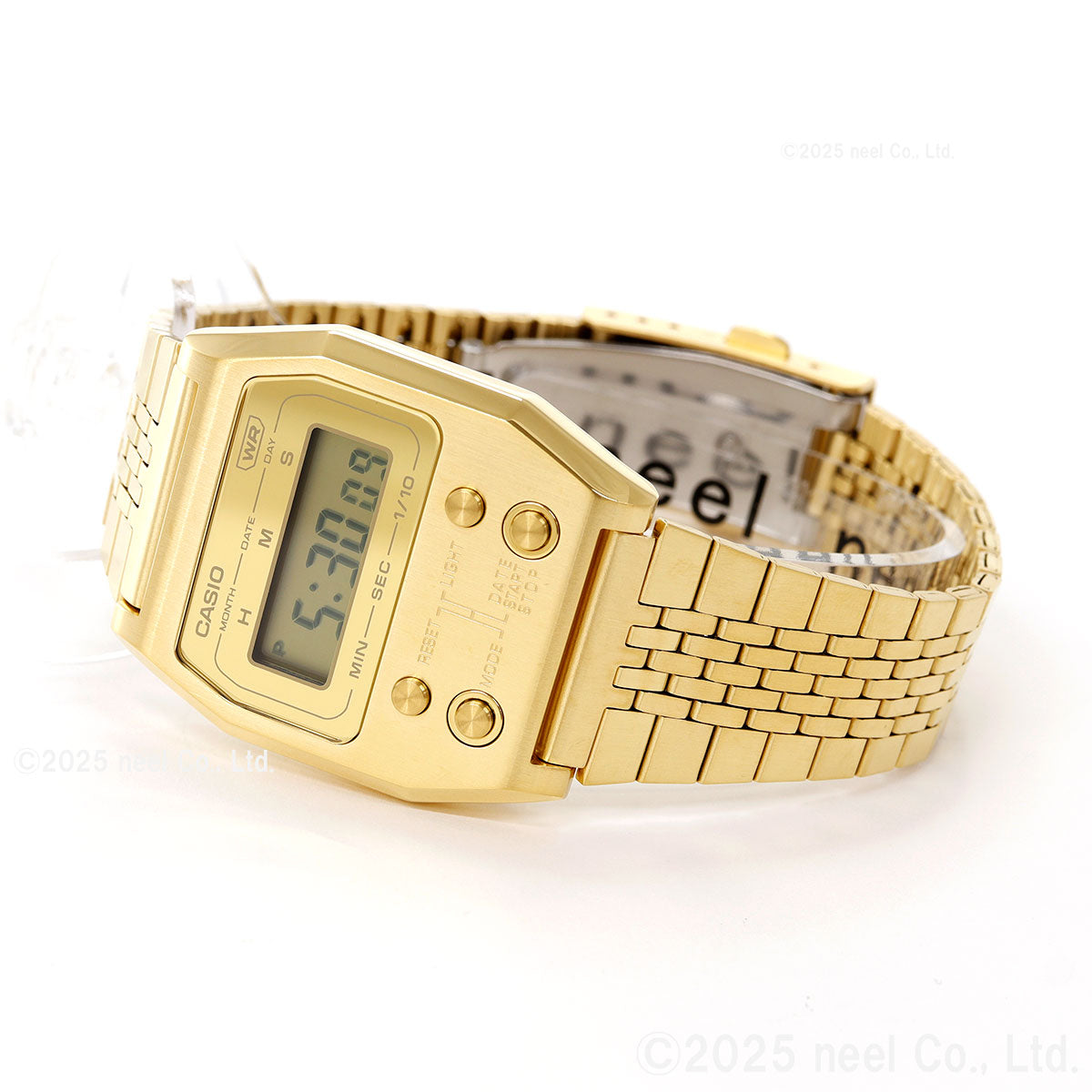 カシオ クラシック CASIO CLASSIC 52QS-14B 復刻 限定モデル デジタル 腕時計 A1100GV-9JF PREMIUMシリーズ フルメタル イエローゴールド【2025 新作】