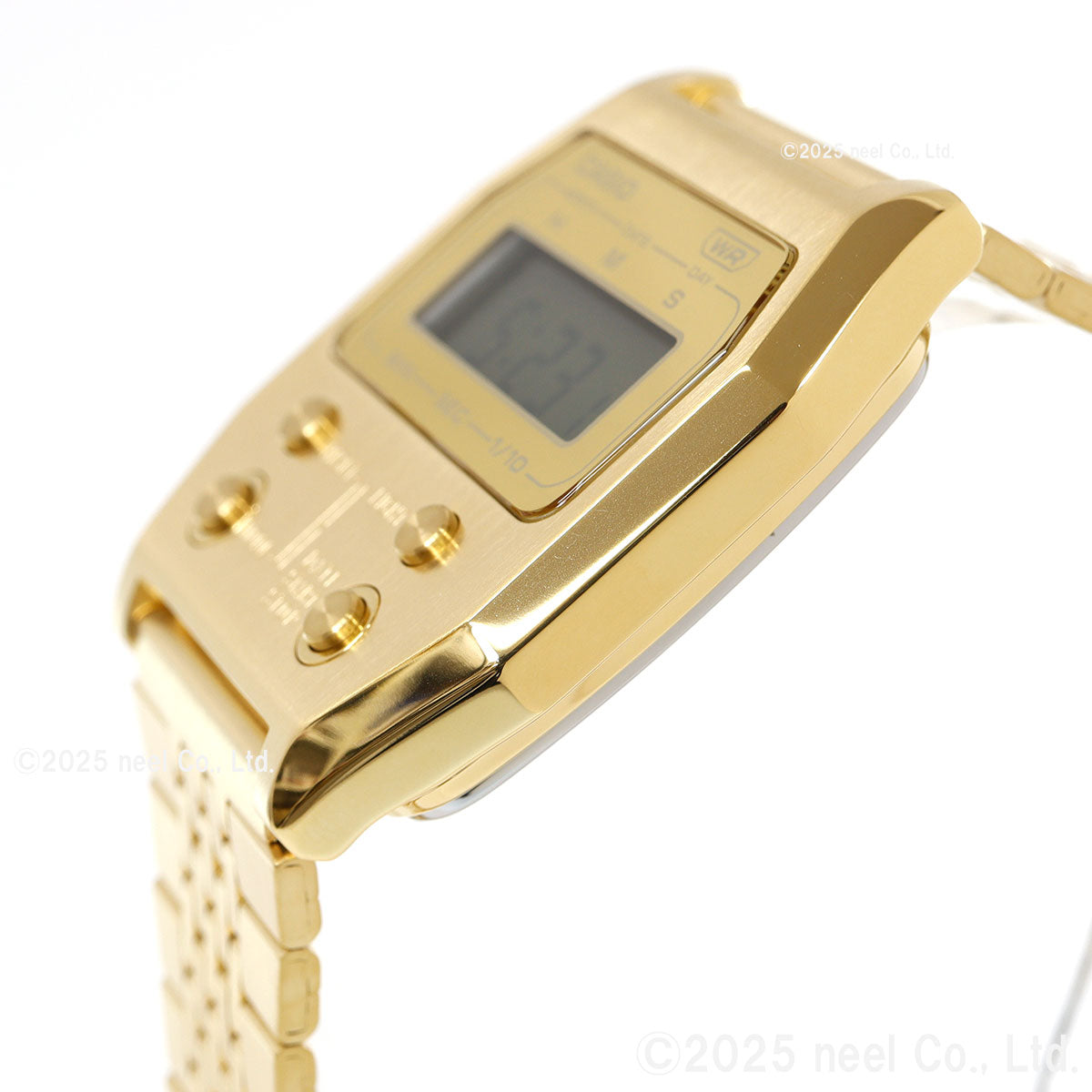 カシオ クラシック CASIO CLASSIC 52QS-14B 復刻 限定モデル デジタル 腕時計 A1100GV-9JF PREMIUMシリーズ フルメタル イエローゴールド【2025 新作】