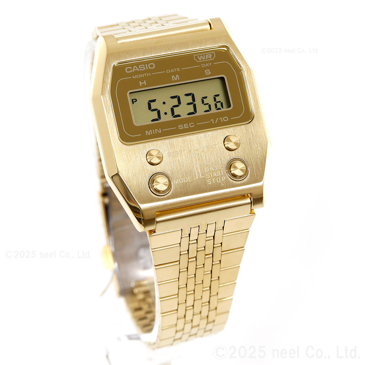 カシオ クラシック CASIO CLASSIC 52QS-14B 復刻 限定モデル デジタル 腕時計 A1100GV-9JF PREMIUMシリーズ フルメタル イエローゴールド【2025 新作】