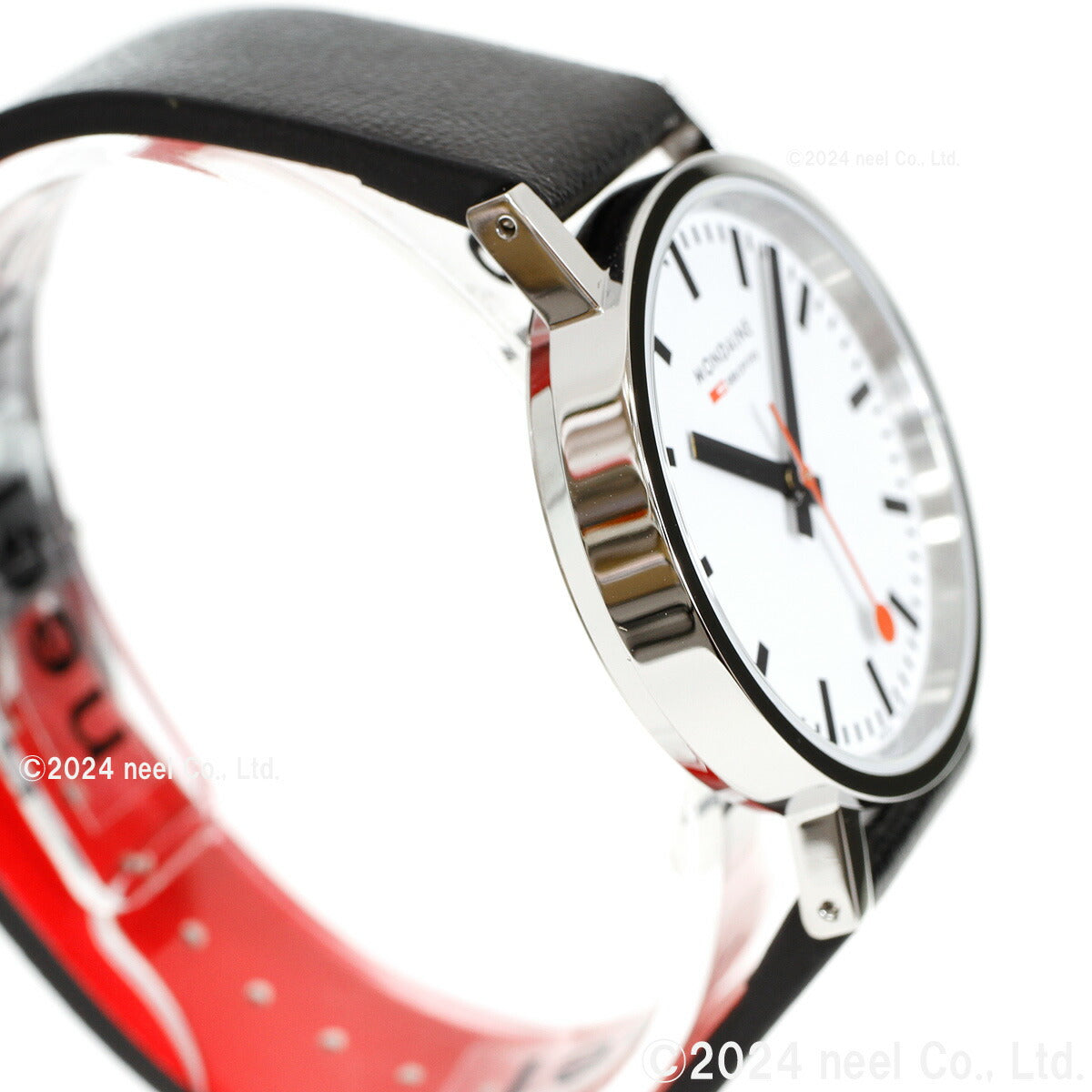 モンディーン MONDAINE 腕時計 メンズ レディース クラシック 36mm グレープビーガンレザー Classic A660.30314.11SBBV