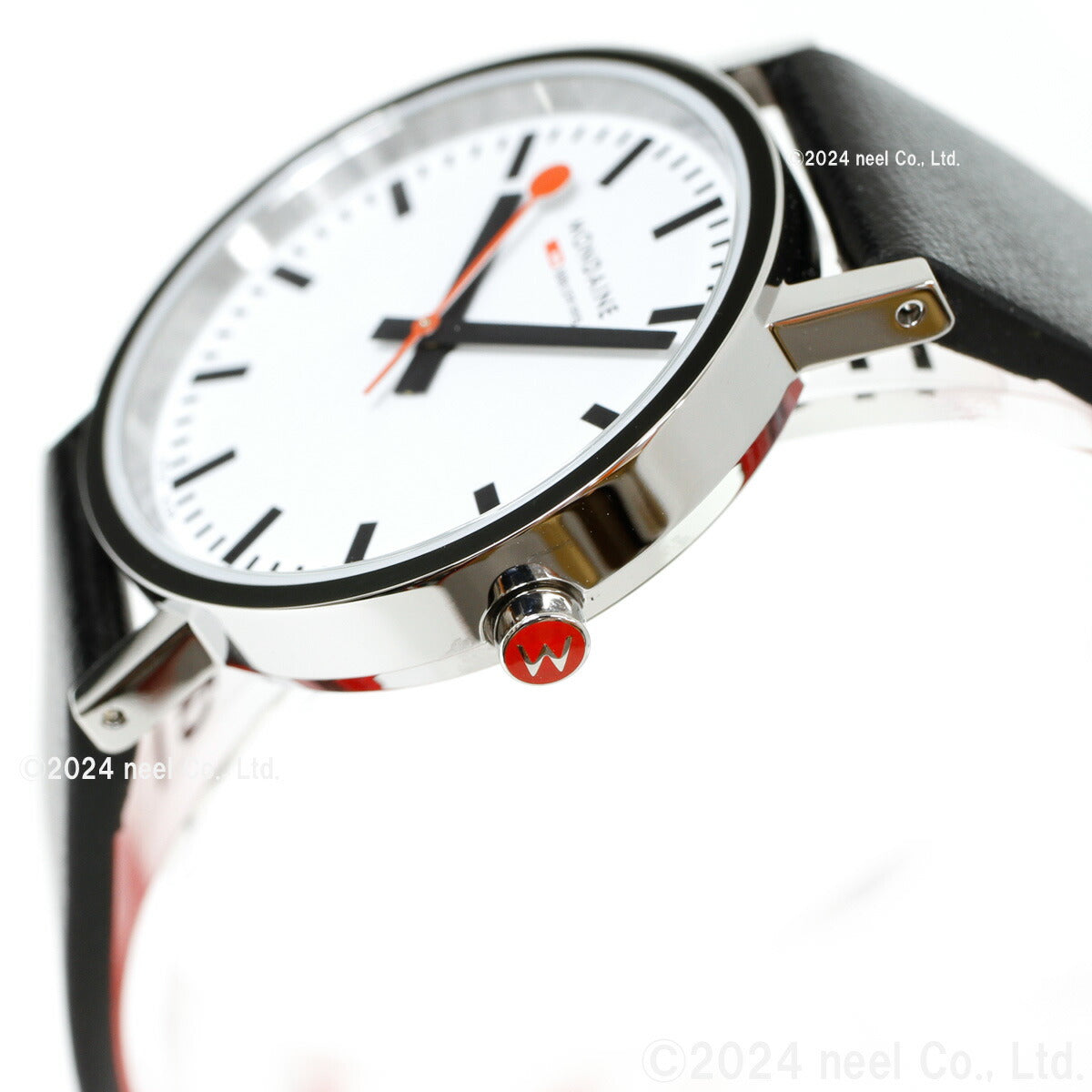 モンディーン MONDAINE 腕時計 メンズ レディース クラシック 36mm グレープビーガンレザー Classic A660.30314.11SBBV