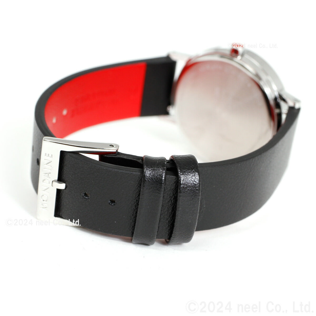 モンディーン MONDAINE 腕時計 メンズ レディース クラシック デイデイト 36mm グレープビーガンレザー Classic A667.30314.11SBBV