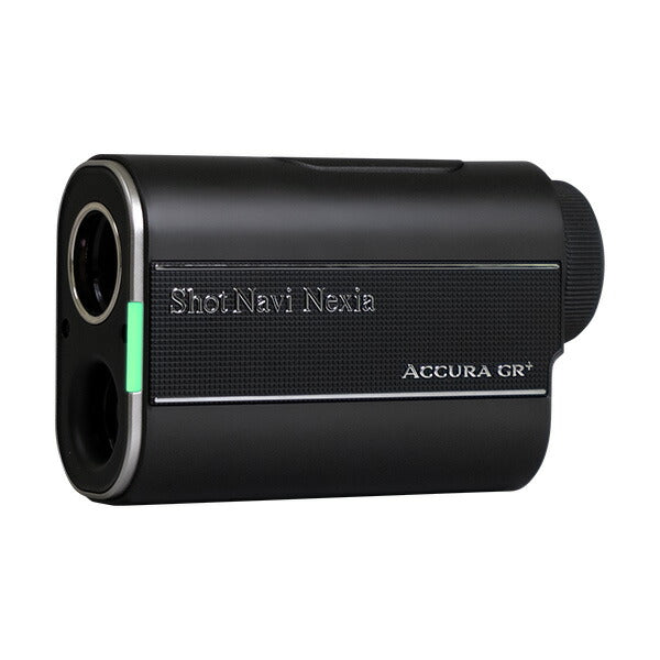 ショットナビ Shot Navi ACCURA GR+ アキュラ GR プラス ゴルフ レーザー 距離測定器 距離計測器 ブラック 【2026 新作】