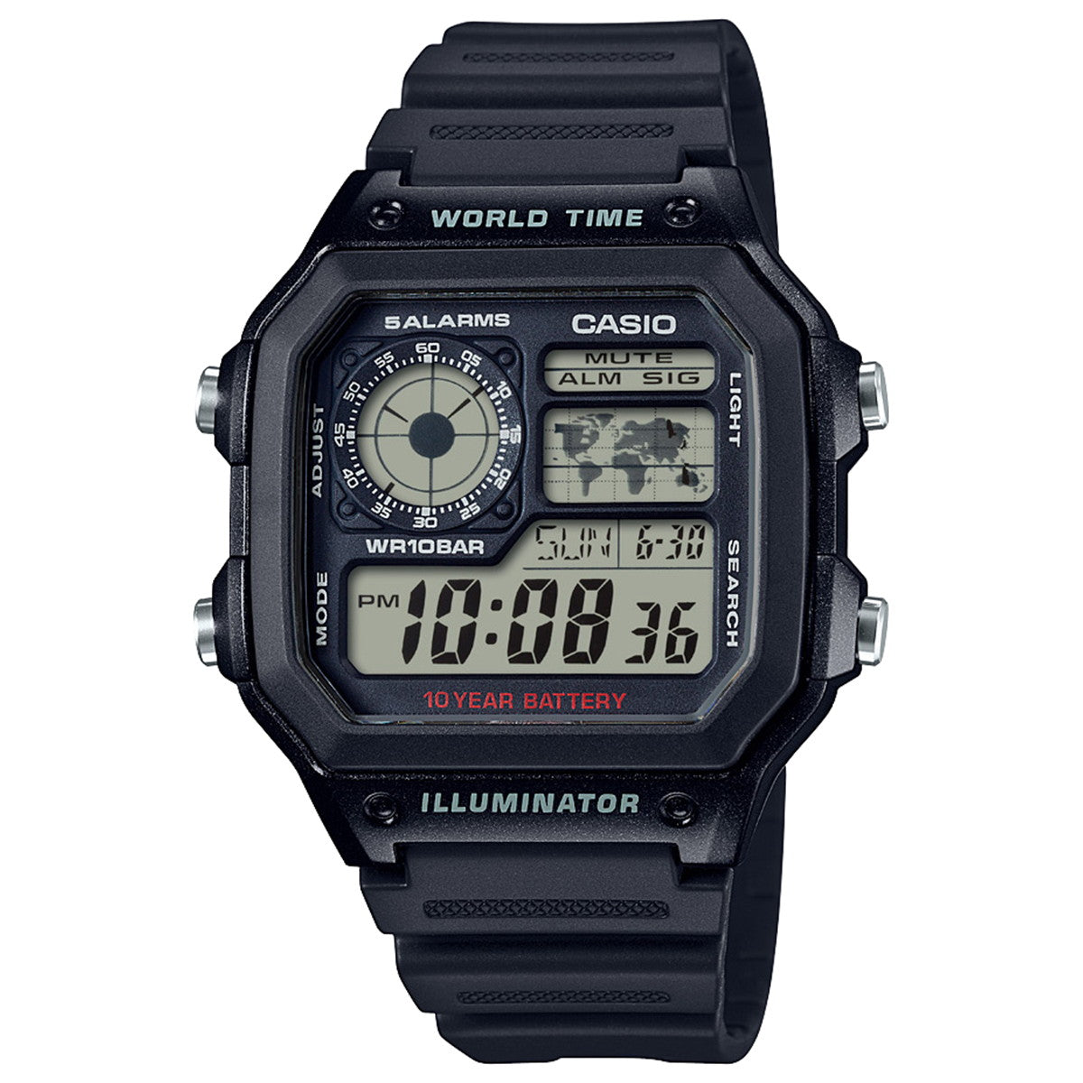 カシオ コレクション CASIO Collection STANDARD デジタル 腕時計 メンズ AE-1200WH-1AJH スタンダード