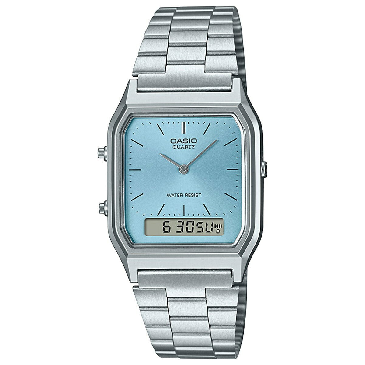 カシオ CASIO CLASSIC デジタル 限定モデル 腕時計 メンズ レディース AQ-230A-2A1MQYJF クラシック アイスブルー