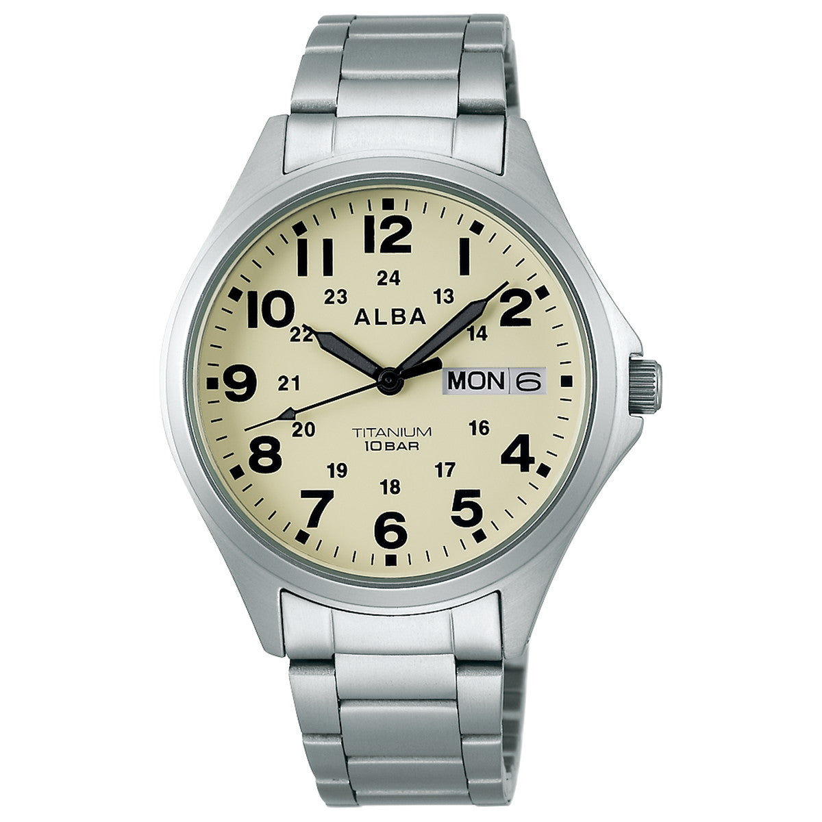 セイコー アルバ クオーツ SEIKO ALBA 腕時計 メンズ チタン AQPJ401