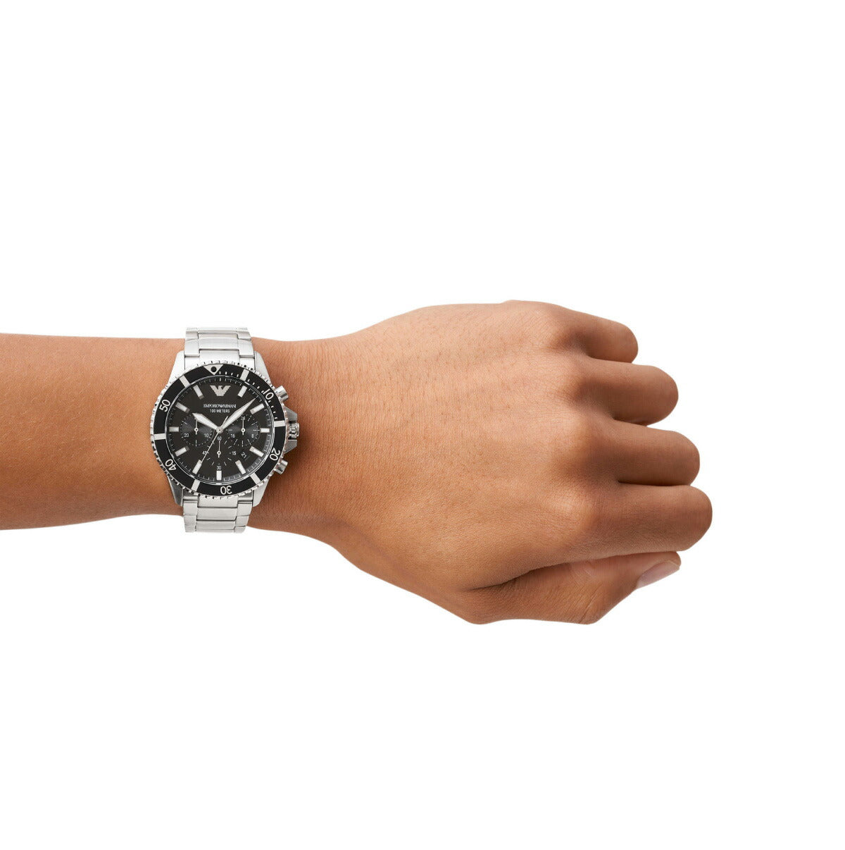 エンポリオアルマーニ EMPORIO ARMANI 腕時計 メンズ クロノグラフ ステンレススチールウォッチ AR11360