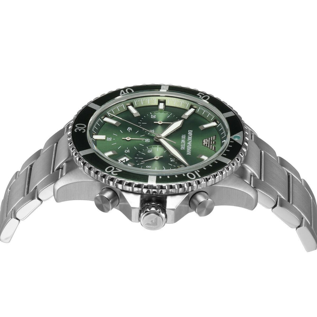 エンポリオアルマーニ EMPORIO ARMANI 腕時計 メンズ クロノグラフ ステンレススチールウォッチ AR11500
