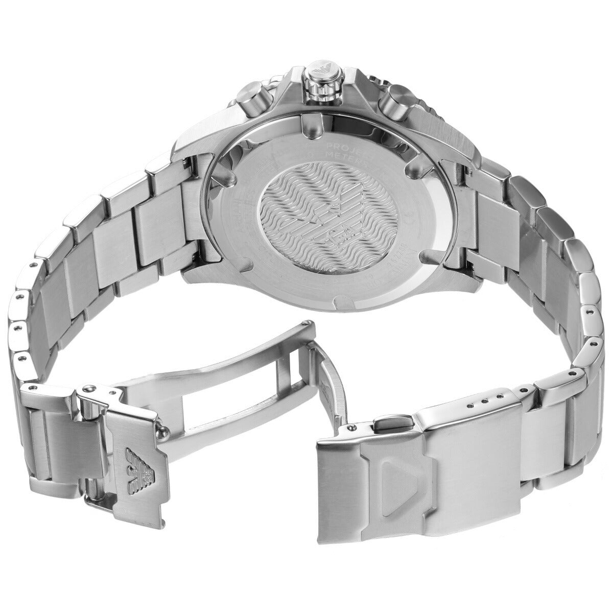 エンポリオアルマーニ EMPORIO ARMANI 腕時計 メンズ クロノグラフ ステンレススチールウォッチ AR11500