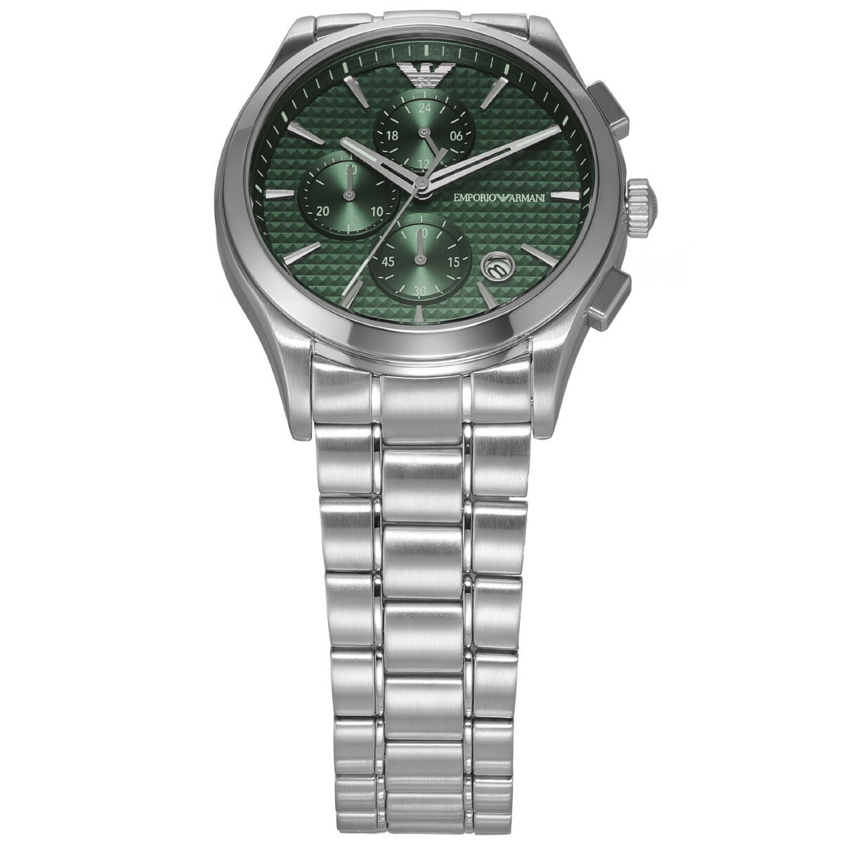 エンポリオアルマーニ EMPORIO ARMANI 腕時計 メンズ クロノグラフ ステンレススチールウォッチ AR11529