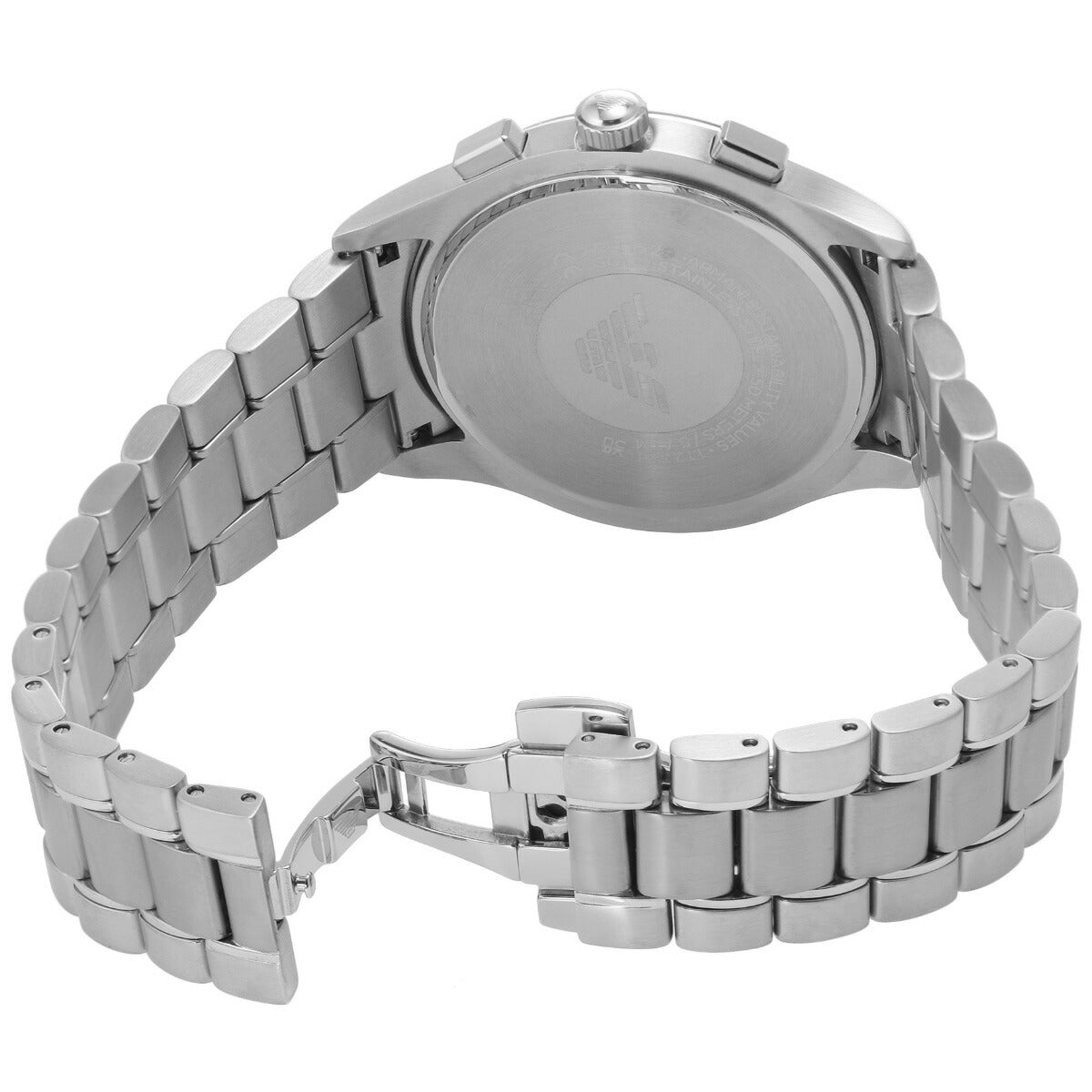 エンポリオアルマーニ EMPORIO ARMANI 腕時計 メンズ クロノグラフ ステンレススチールウォッチ AR11529